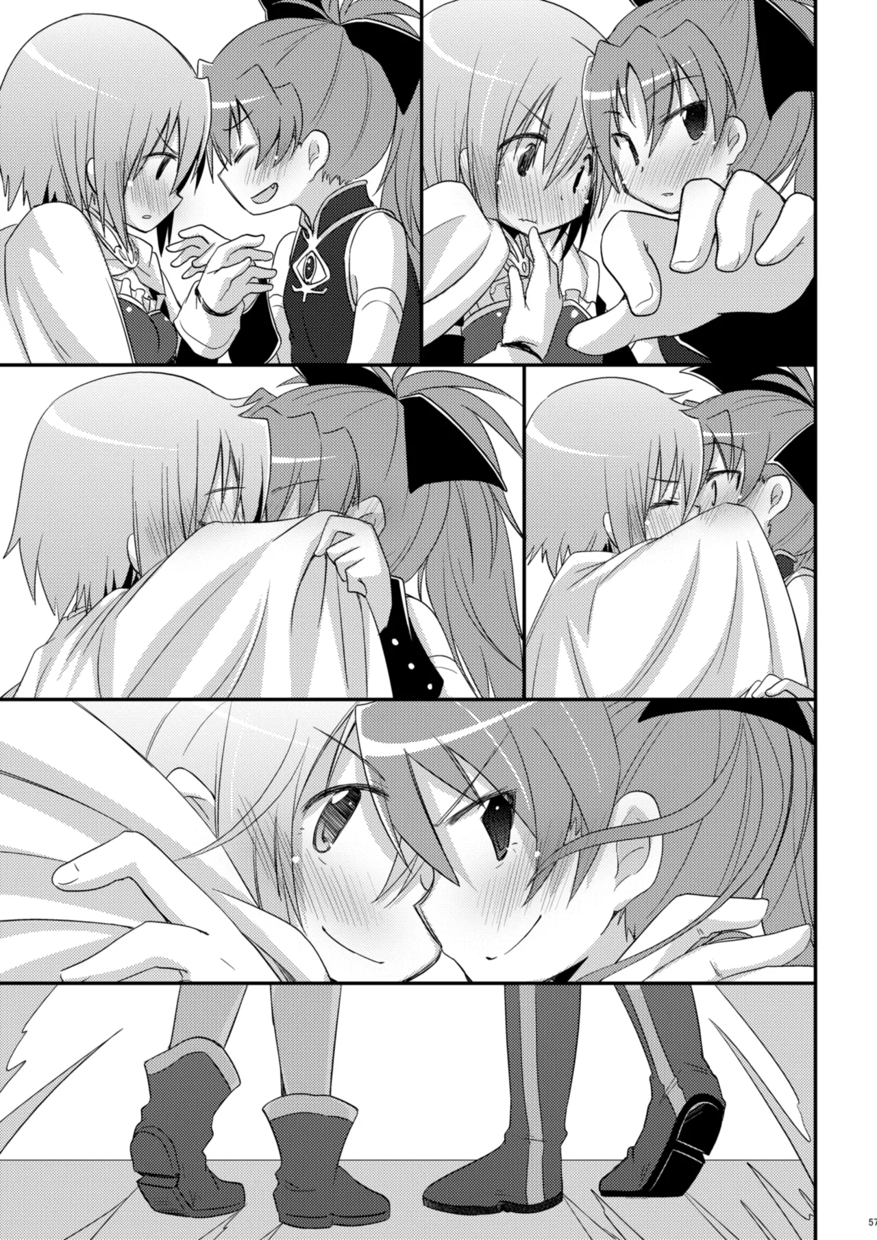 [えねるぎあ (ぴかち)] あたし達の求愛戦線 (魔法少女まどか☆マギカ)｜我們之間的求愛戦線 [透明声彩汉化组] [DL版]