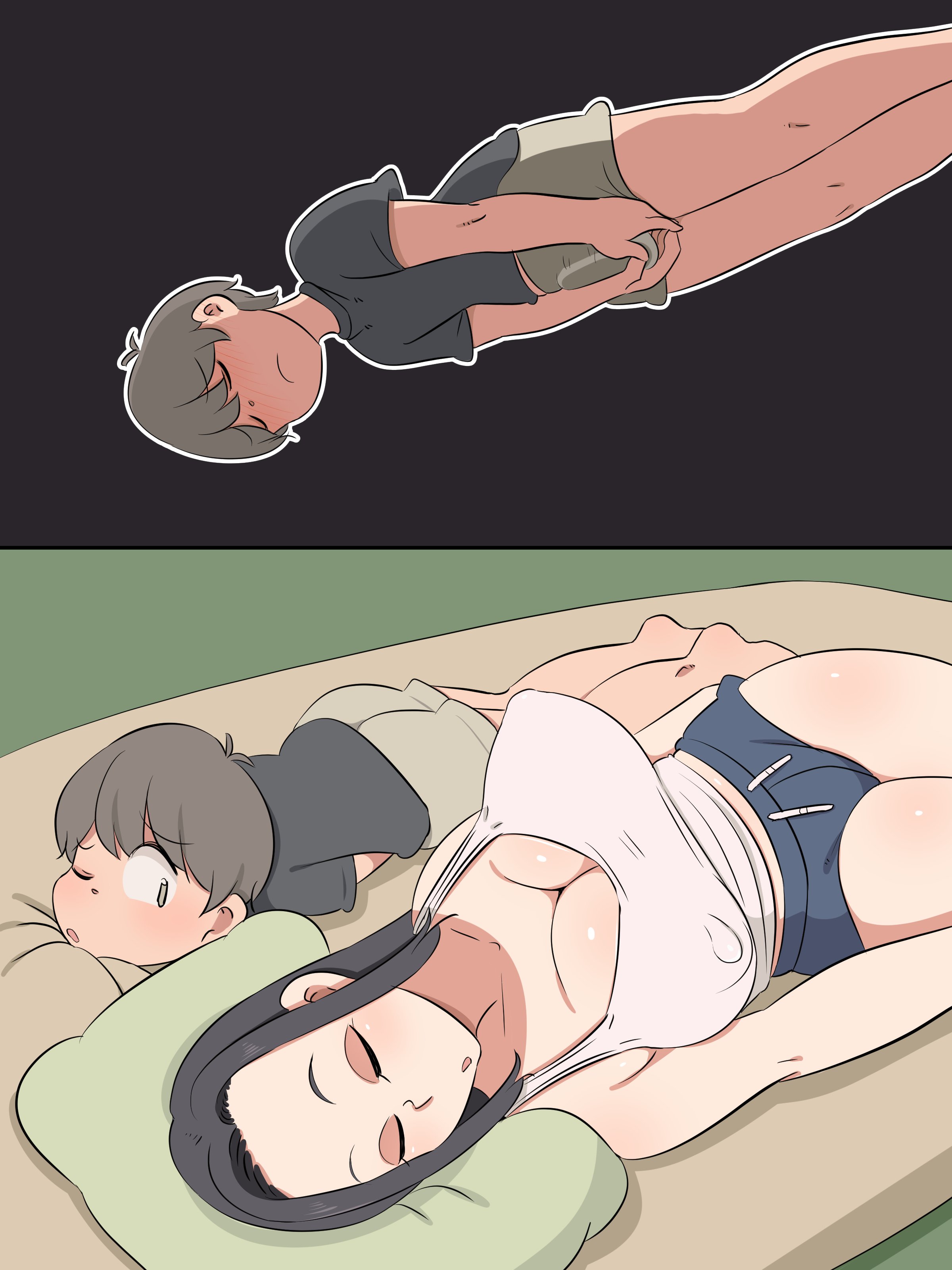 [熊笹] 酔って寝ちゃったお姉ちゃん