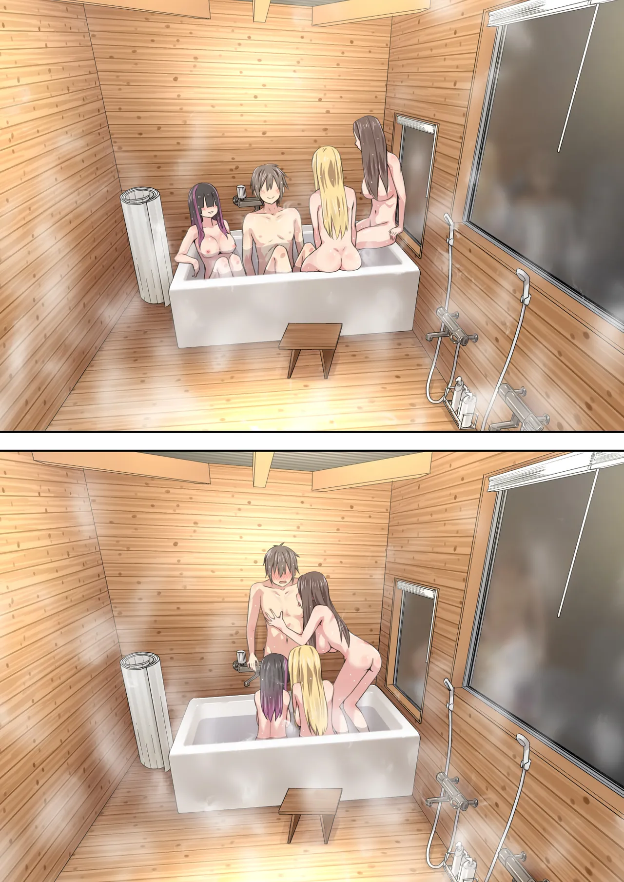[TJ_studio (冬至)] ぎゃるキャンv～ヤリサーの美女3人とエロ目的で海へ行く話～