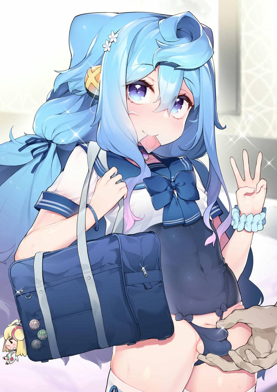 [くろぽぷら (ニャックル)] ガチャ代を稼ぐためにホモパパ活をする3号くんの話 (ハッカドール) [DL版]