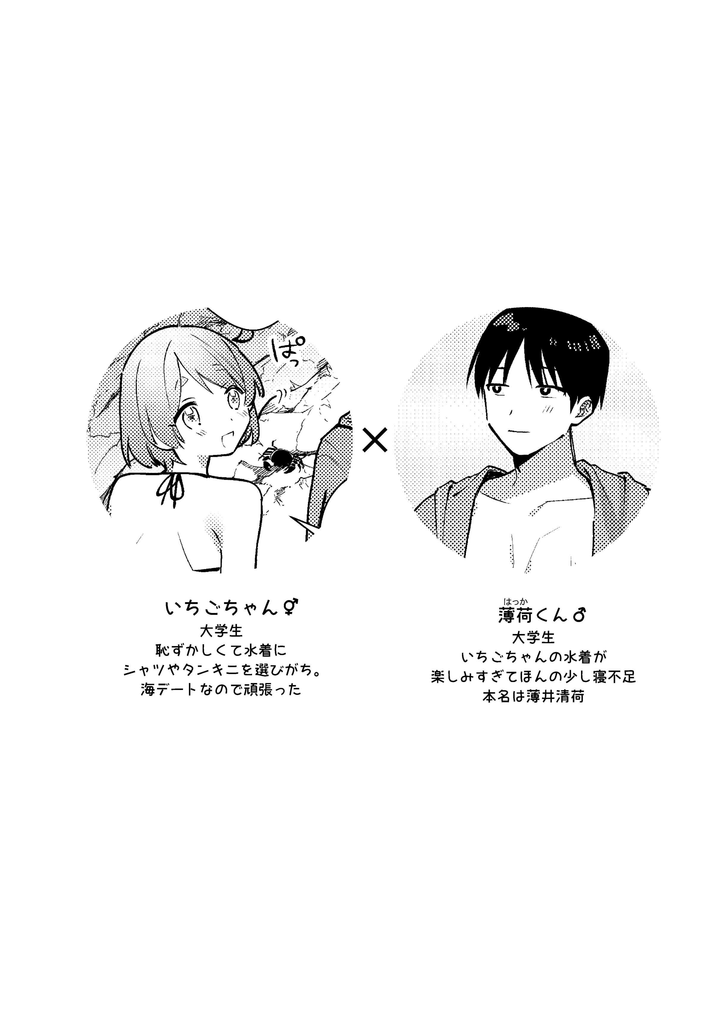 [溶けたアイスのふたの裏 (桜庭六輔)] ふたなり彼女の水着に困らされる回 [DL版]