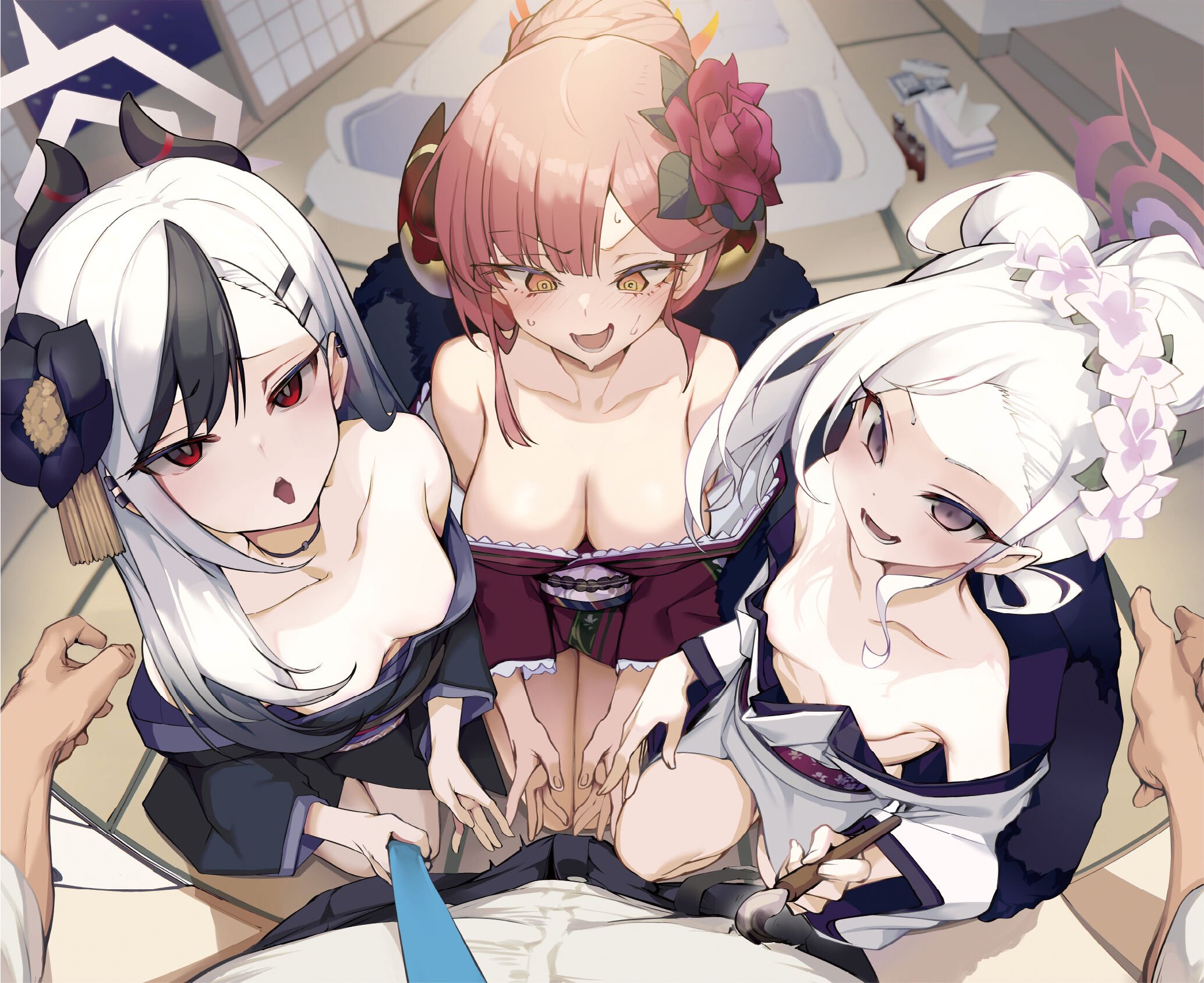 [Armadillo (練慈、大慈)] 溜まりに溜まった性欲受け止めます 先生のことが大好きだから...性処理スケジュールご用意しました1~３ (ブルーアーカイブ)[中国翻訳][疏碼]