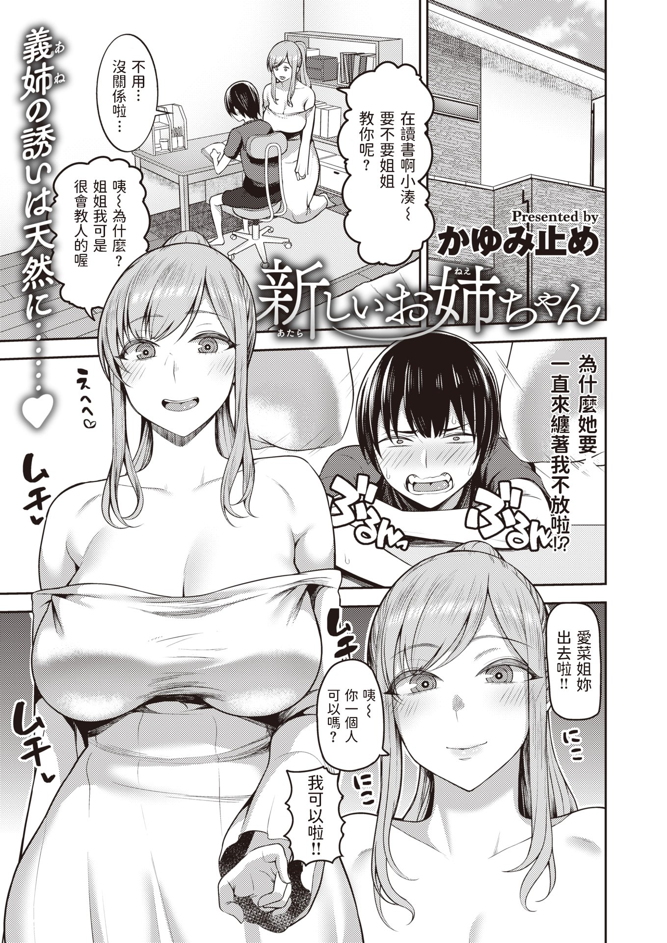 [かゆみ止め] 新しいお姉ちゃん+〜兄弟と3P編〜[中国翻訳][無修正][dadada12386汉化]