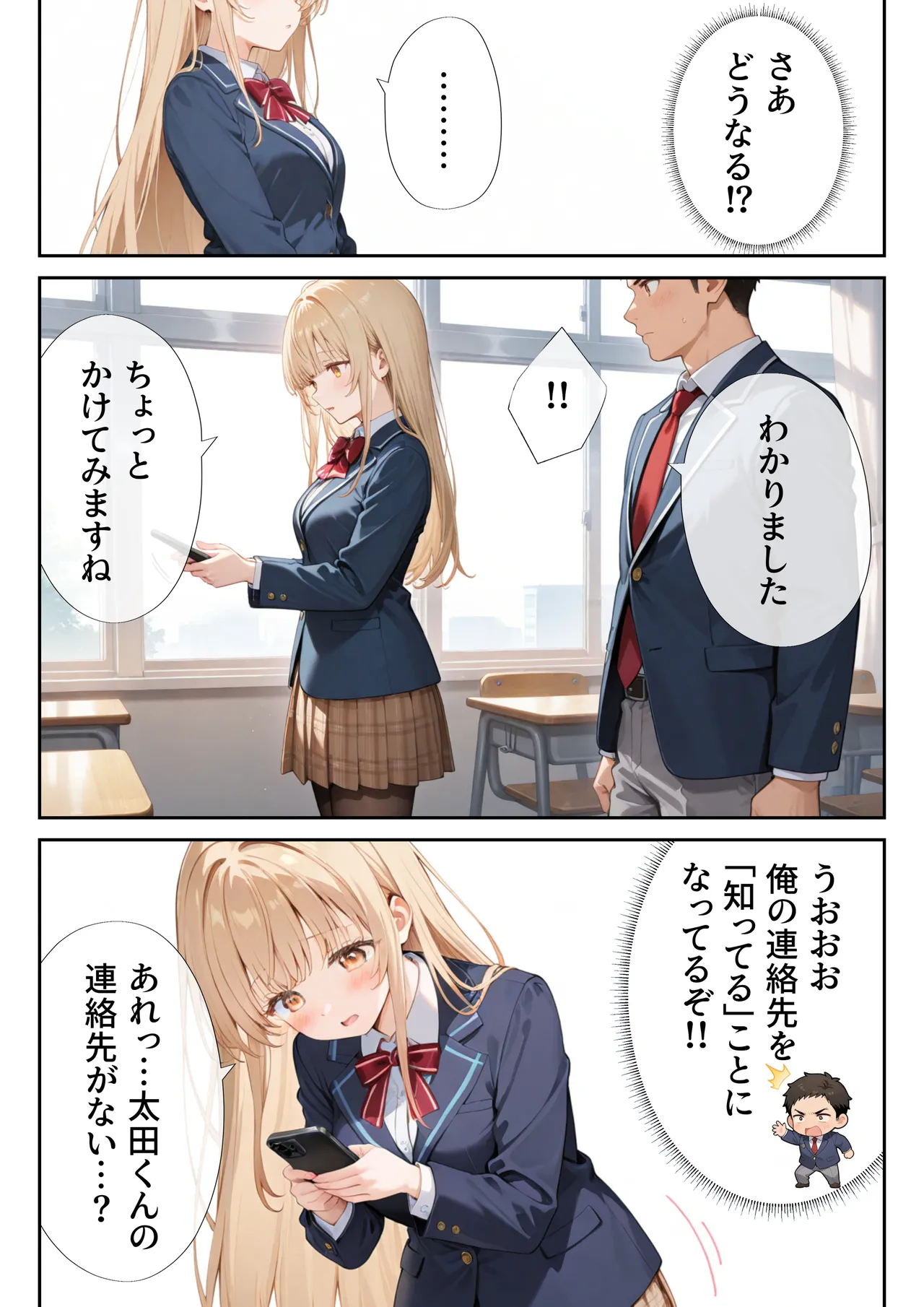 [ニーハイ堂] お隣の天使様を記憶操作でイケメンから寝取って堕天使にした件 [AI Generated]