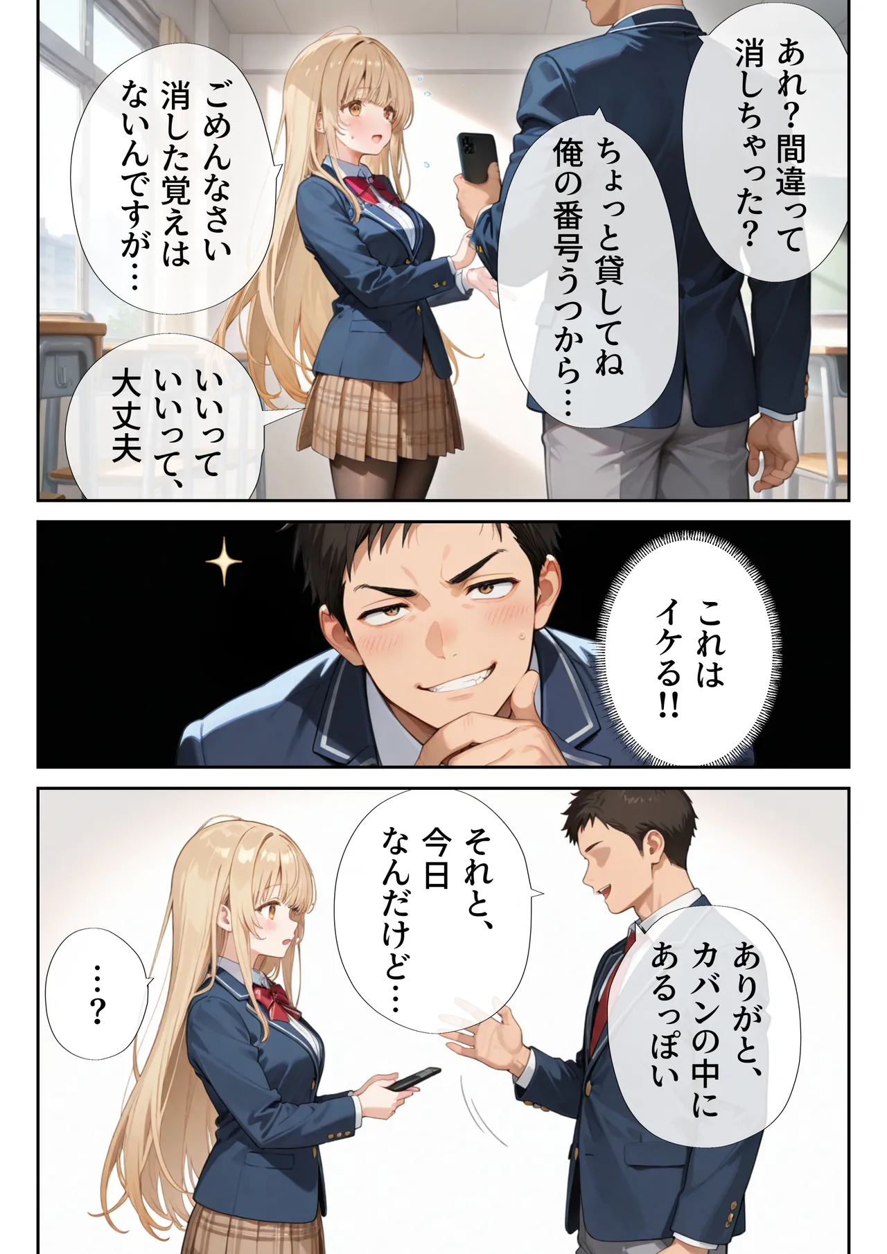 [ニーハイ堂] お隣の天使様を記憶操作でイケメンから寝取って堕天使にした件 [AI Generated]