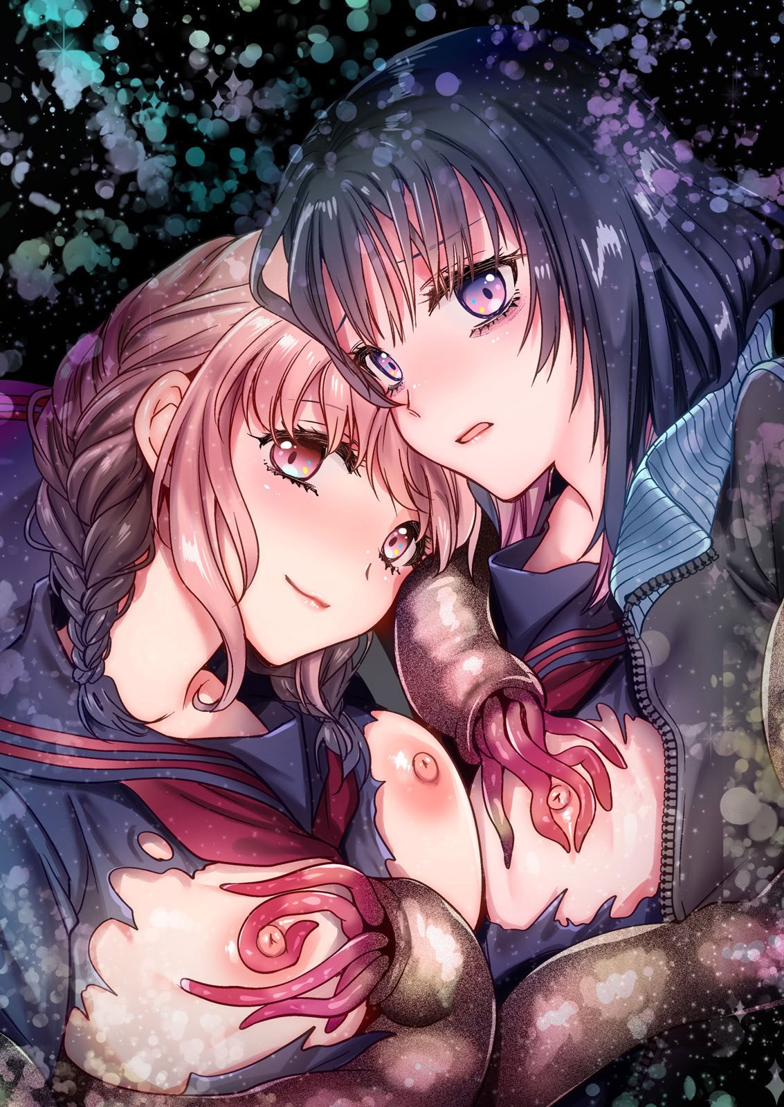 [黒澤pict (黒澤ユリ)] 制服触手21 [DL版] [中国翻訳]