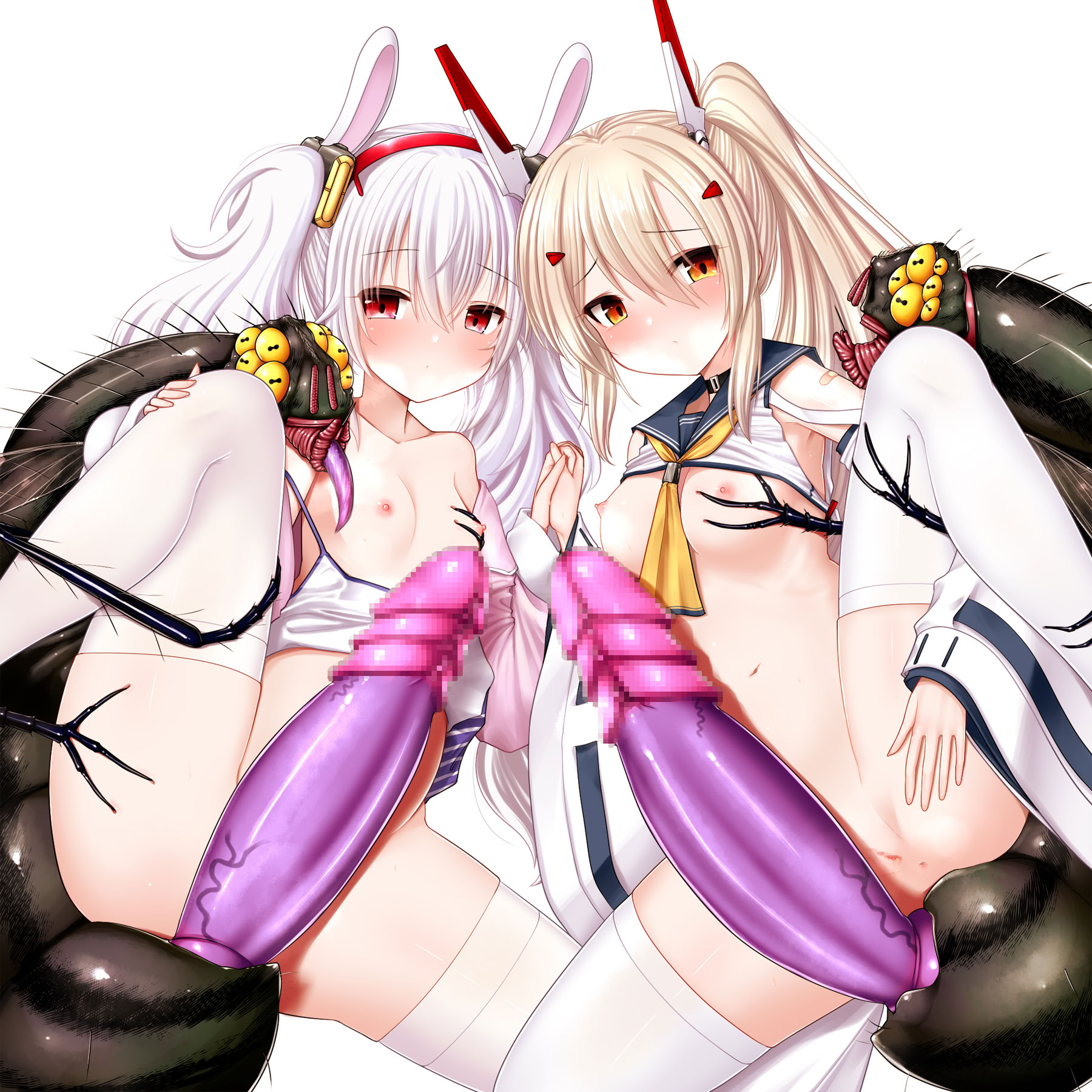【day个人汉化】アズレンのラフィーと綾波です
