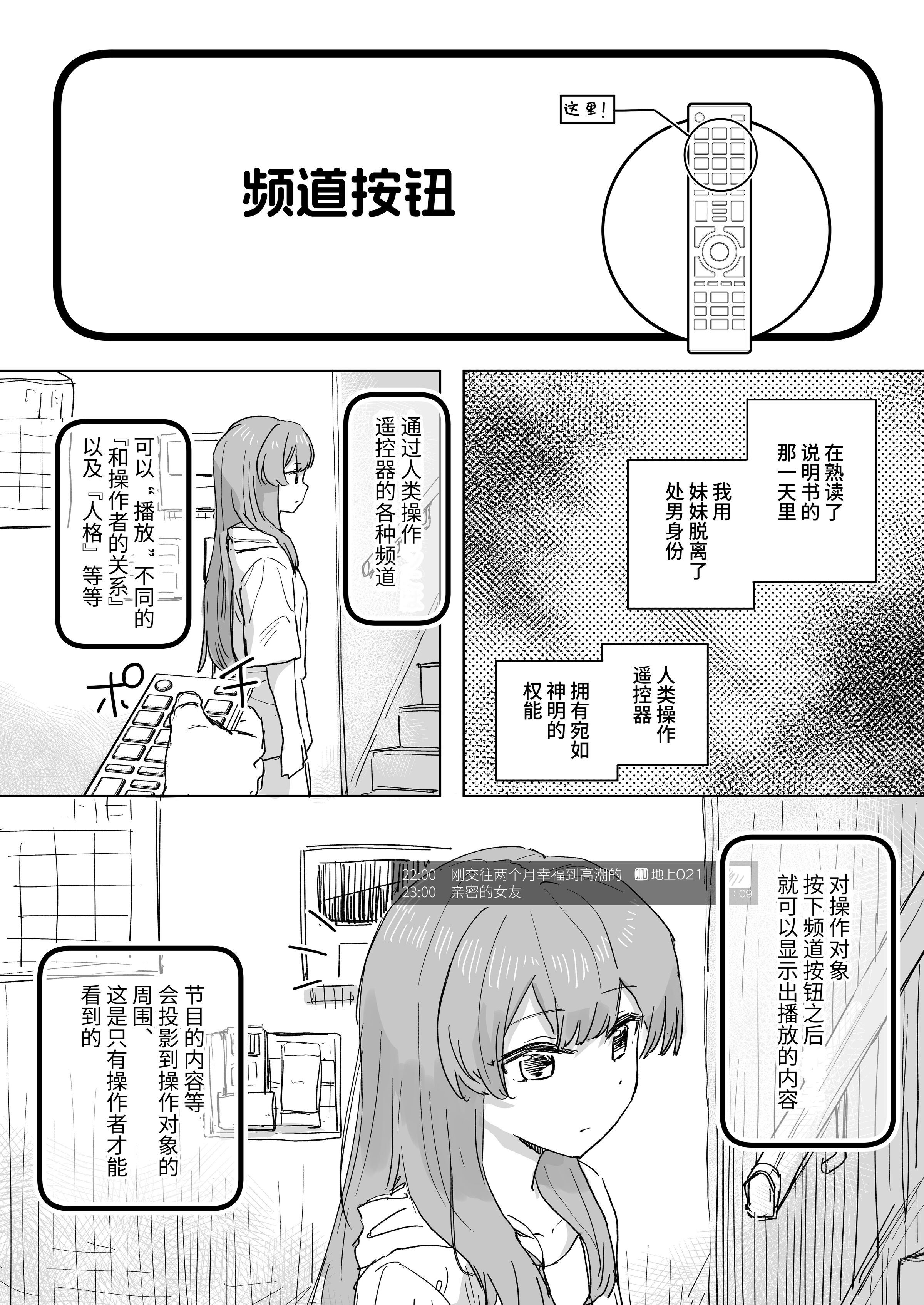 [角煮煮]人間操作リモコン 1~2[中国翻訳][疏碼][DL版][神官冰点汉化]