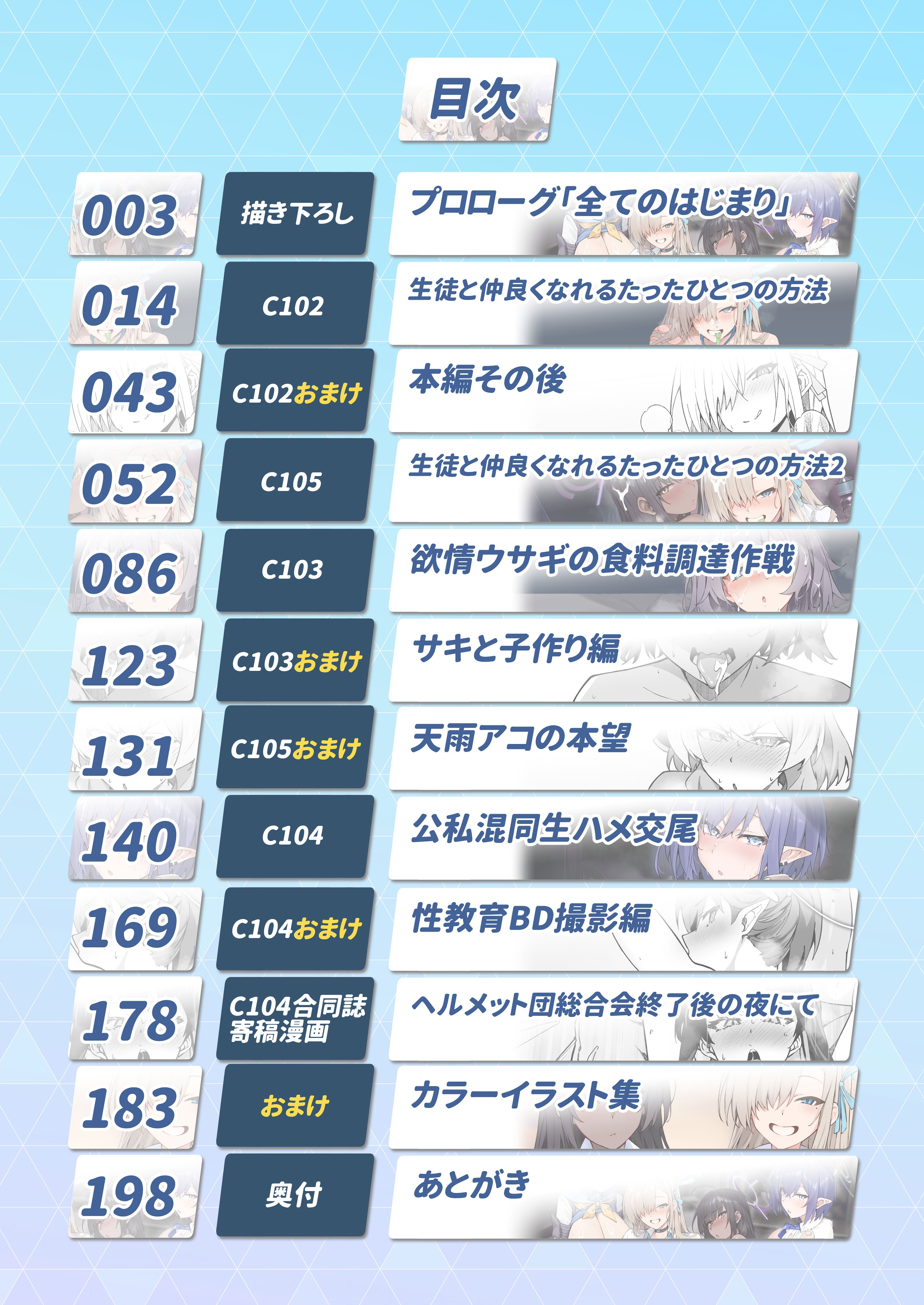 [しゅにち関数 (しゅにち)] 生徒達と仲良くHする本〜ブルアカ総集編〜 (ブルーアーカイブ) [DL版]