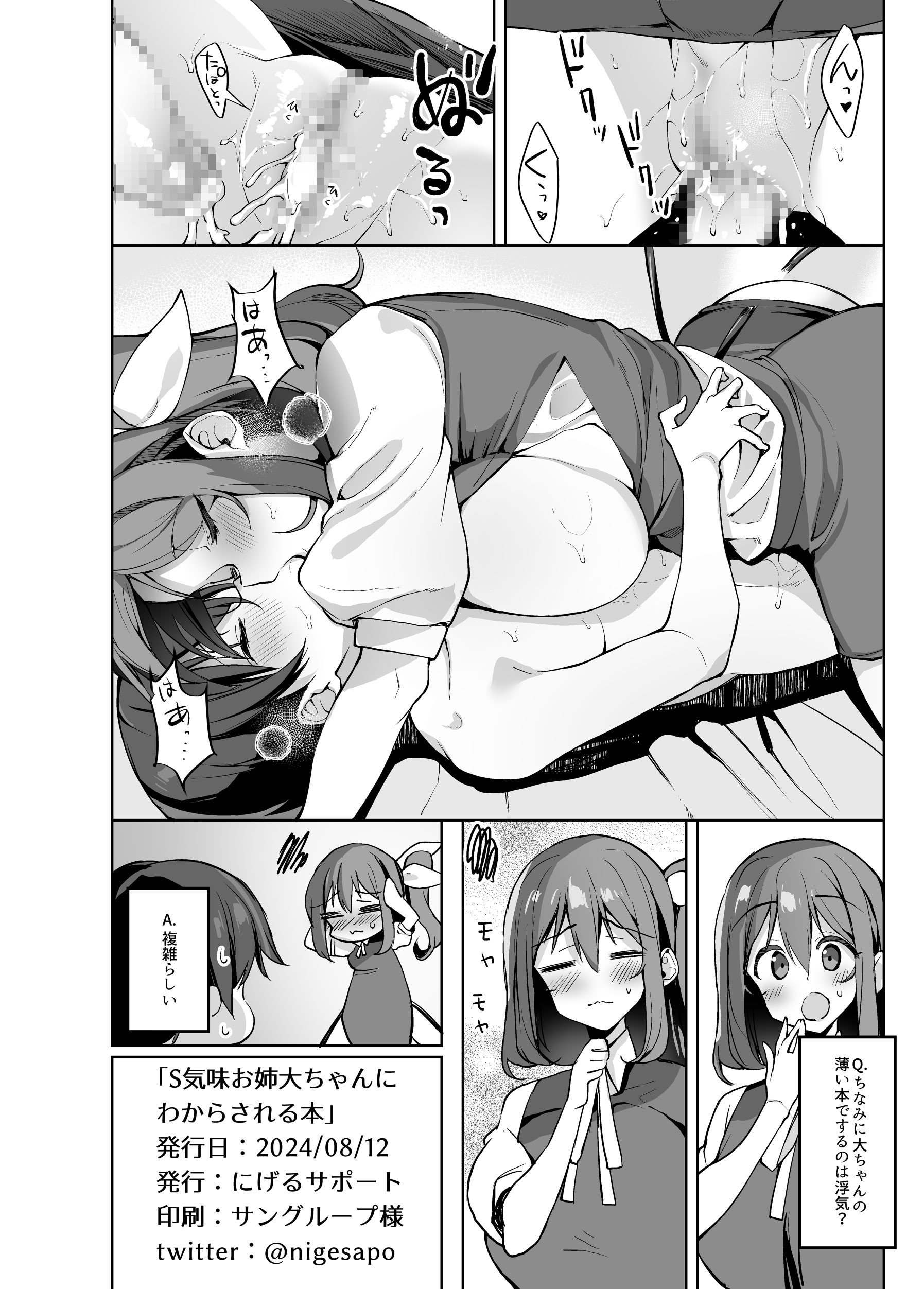 [にげるサポート (にげサポ)] S気味お姉大ちゃんにわからされる本 (東方Project) [DL版]