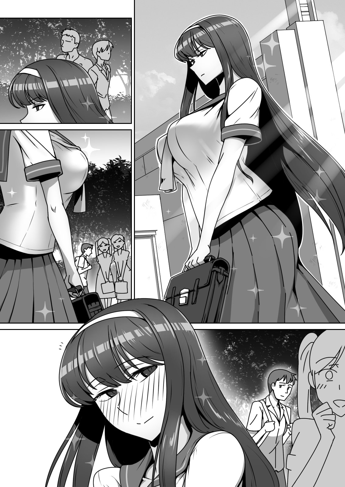 [禁煙草] 恋に目覚めた高嶺の花に中年教師のねっとり催眠性指導トドメのドスケベセックス旅行