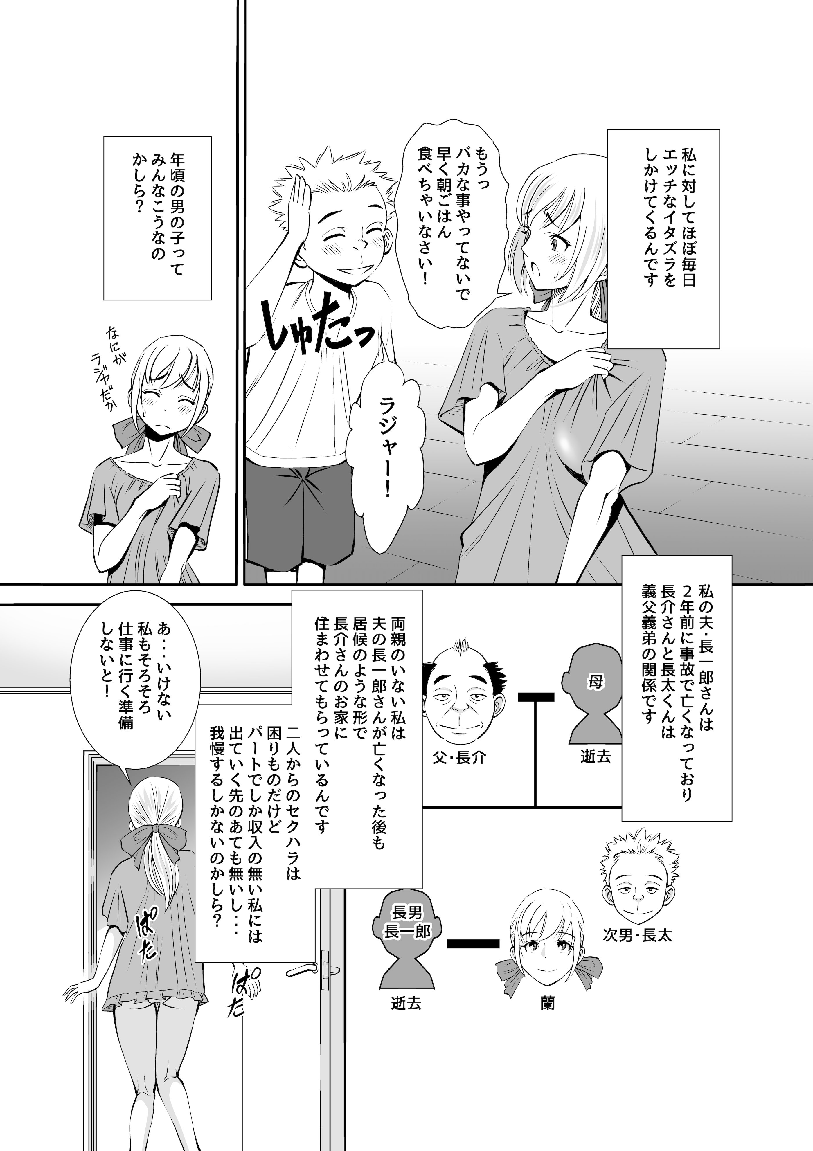[年上おねーさん天国 (杉友カヅヒロ)] 義父と義弟が私の身体を弄ぶので困っています。