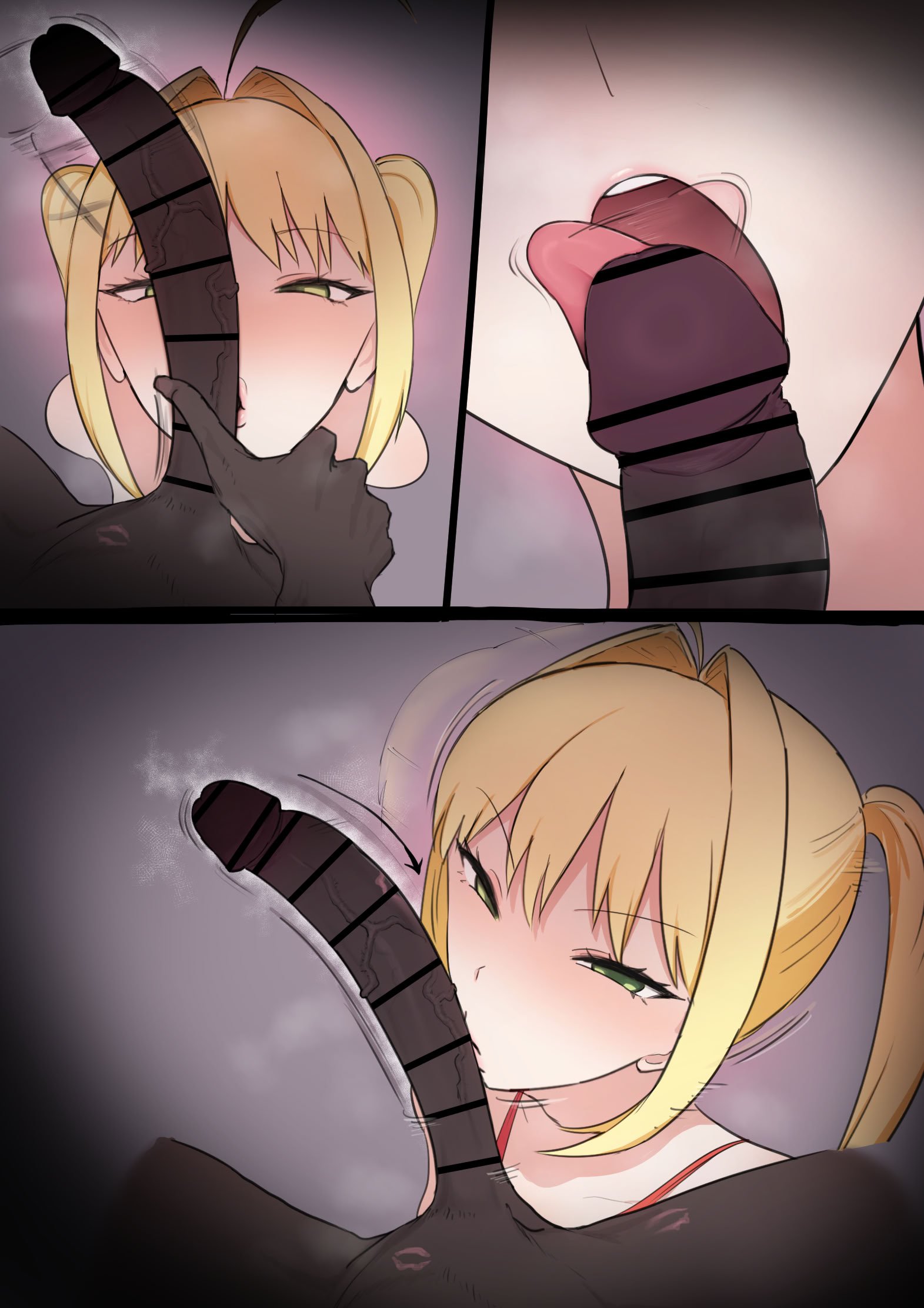 [ギガ] ネロ×BBC 浮気H见せつけ (Fate／Grand Order)｜尼禄・克劳狄乌斯 x BBC (FGO) [BCS个人机翻润色汉化]