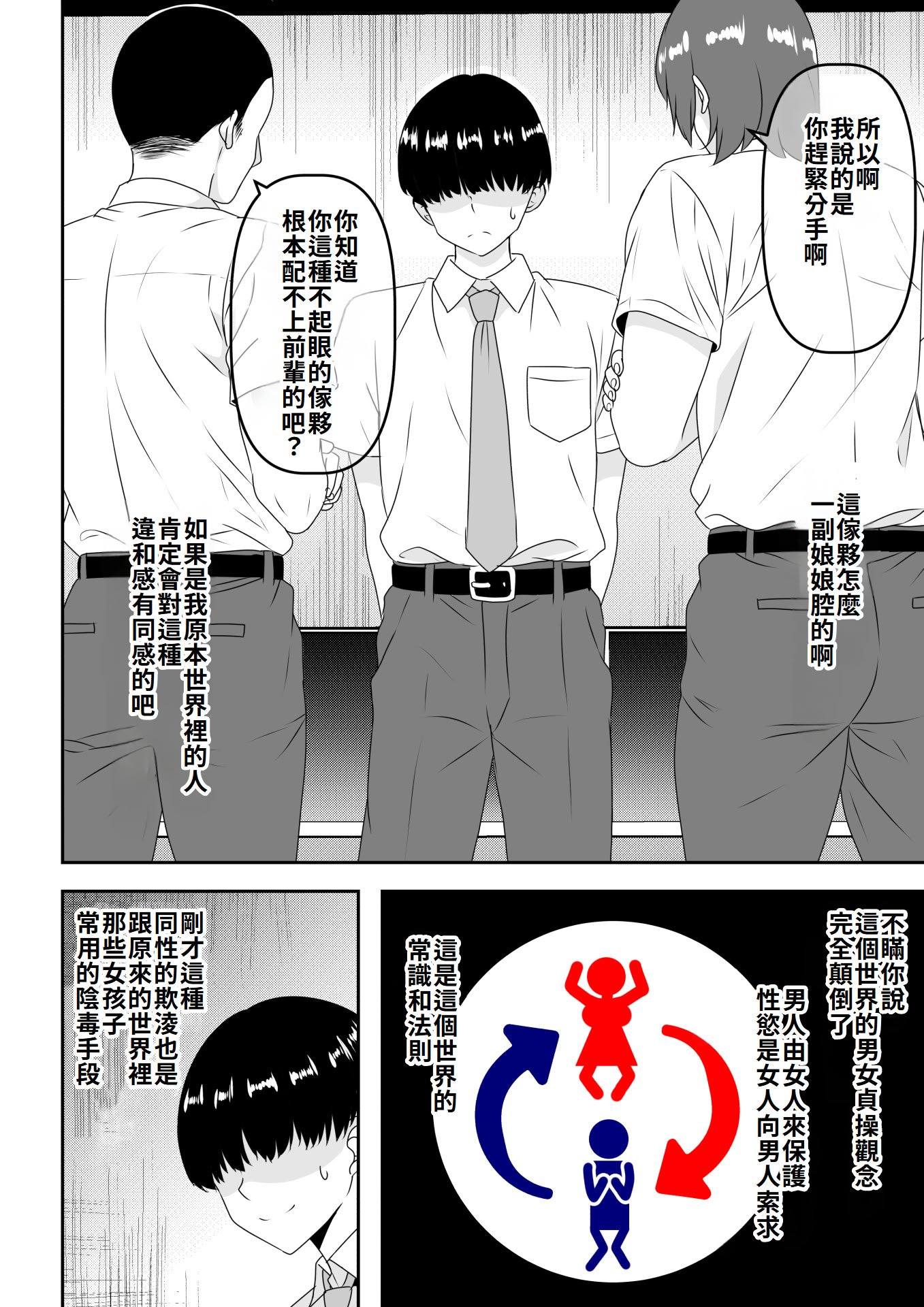 [割り箸効果] 【貞操逆転】頼れる王子様系の先輩、初Hでくっそ情けない腰ヘコ早漏セックスを披露してしまう [Amerins漢化]
