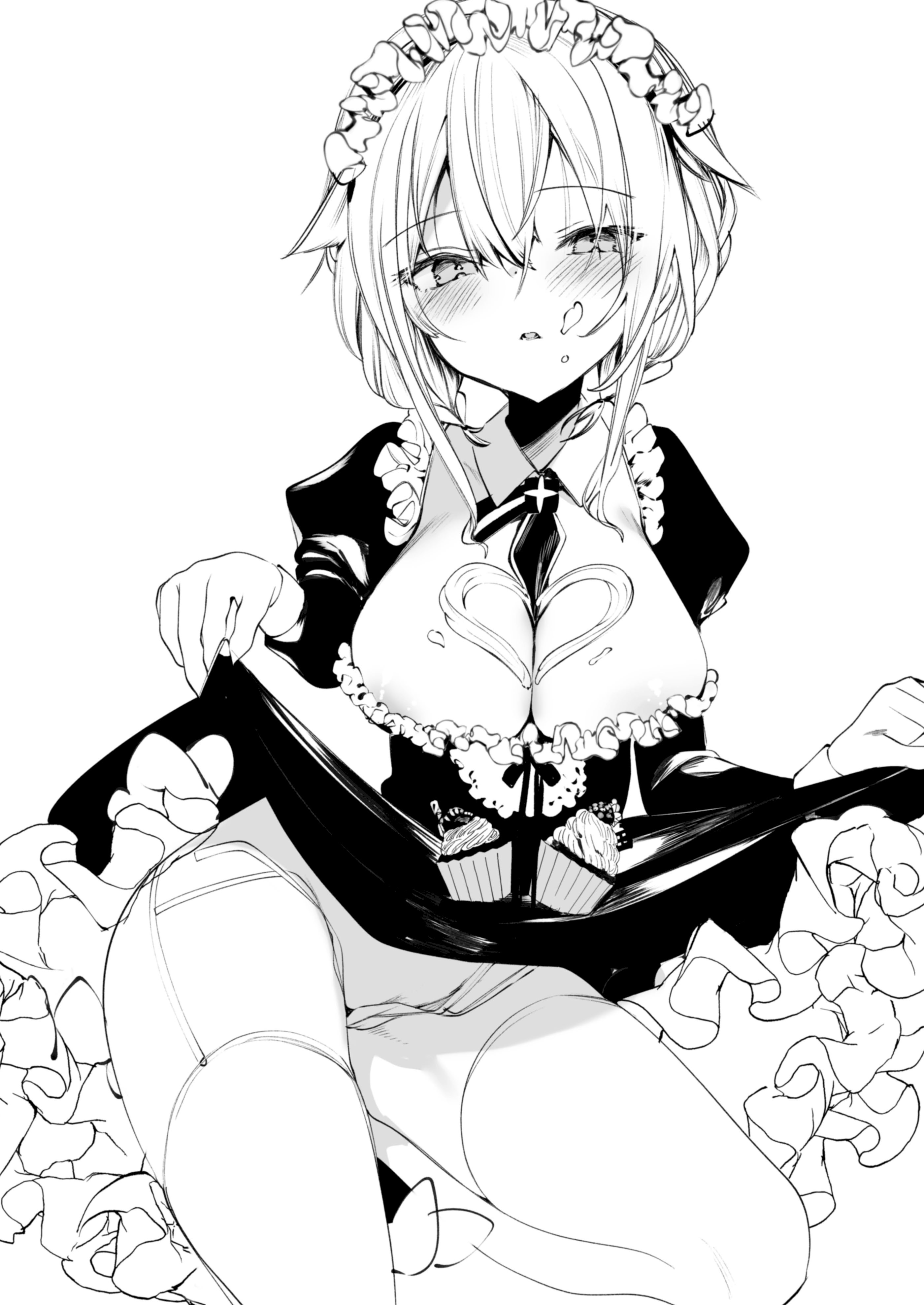 [111当番 (1号)] ダウナーなデカ乳メイドさんはお仕置きご奉仕をおねだりする。〜本性は下品でドスケベすぎる積極的な召使い〜 [白杨汉化组] [DL版]