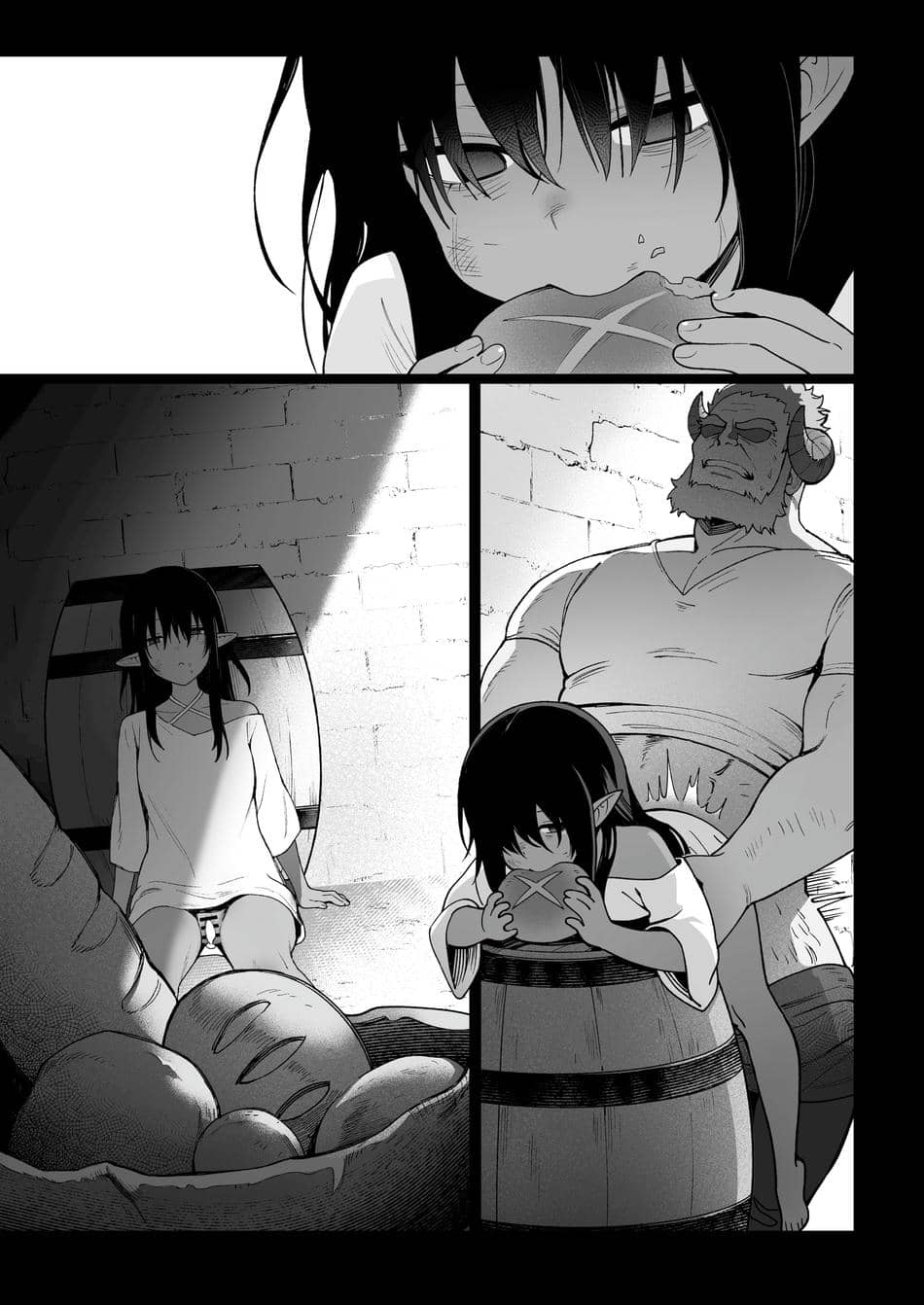 [茶の魔王 (煎茶柱、麥茶柱)] 妖精娼館 3号室レイシー 〜褐色肌エルフを指名した童貞オーク〜 1 [白杨汉化组]