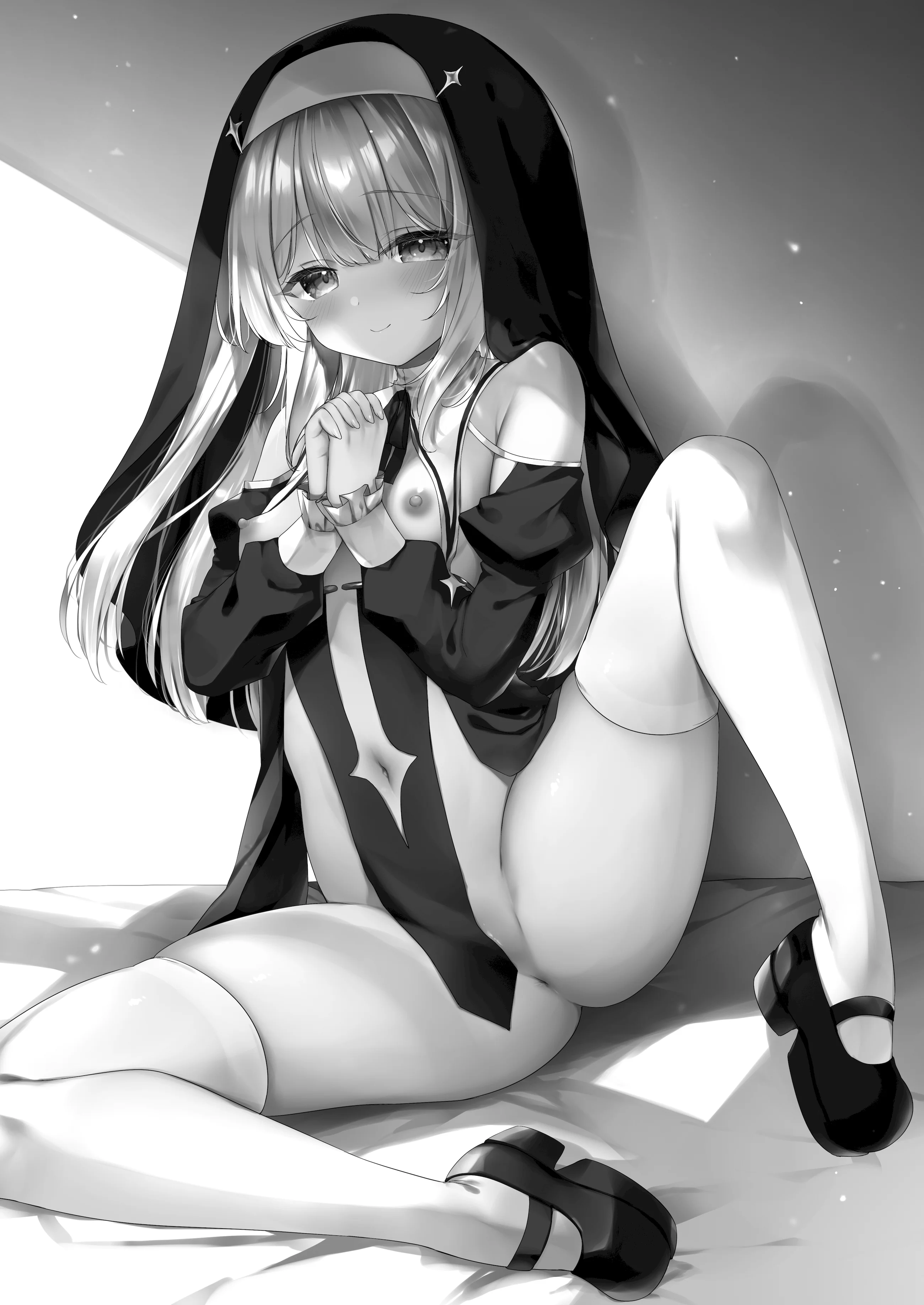 [23.4ド (イチリ)] 堕天計画 癒しの聖女編 + 壁尻聖女 -C106おまけ本-｜堕天计划 治愈的圣女篇+壁尻圣女-C106特典本- [白杨汉化组] [DL版]