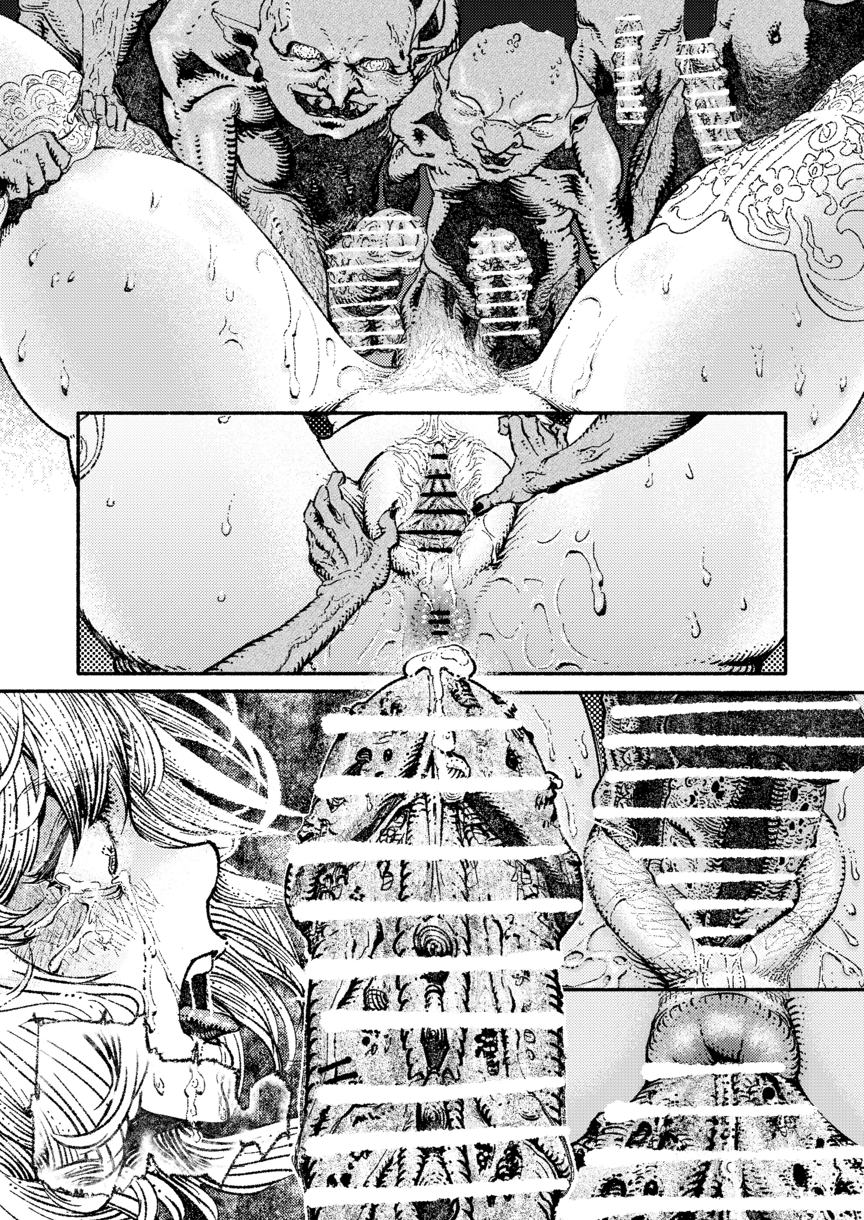 [ふくめい] 緑珠の記録 豊艶な侍祭の獣欲集団凌辱 (ゴブリンスレイヤー)