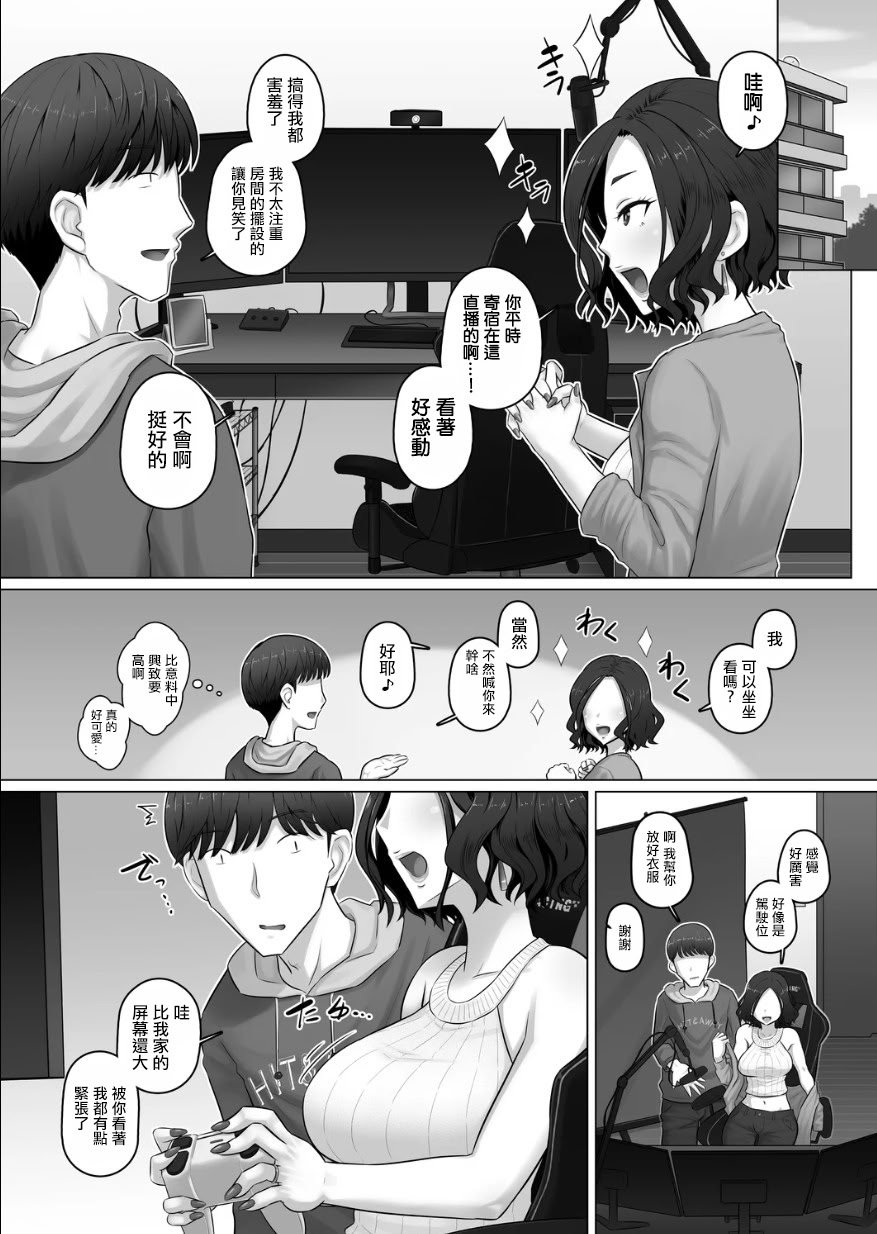 [万物屋百八] ゲーム配信者と人妻ゲーマー。[中国翻訳]