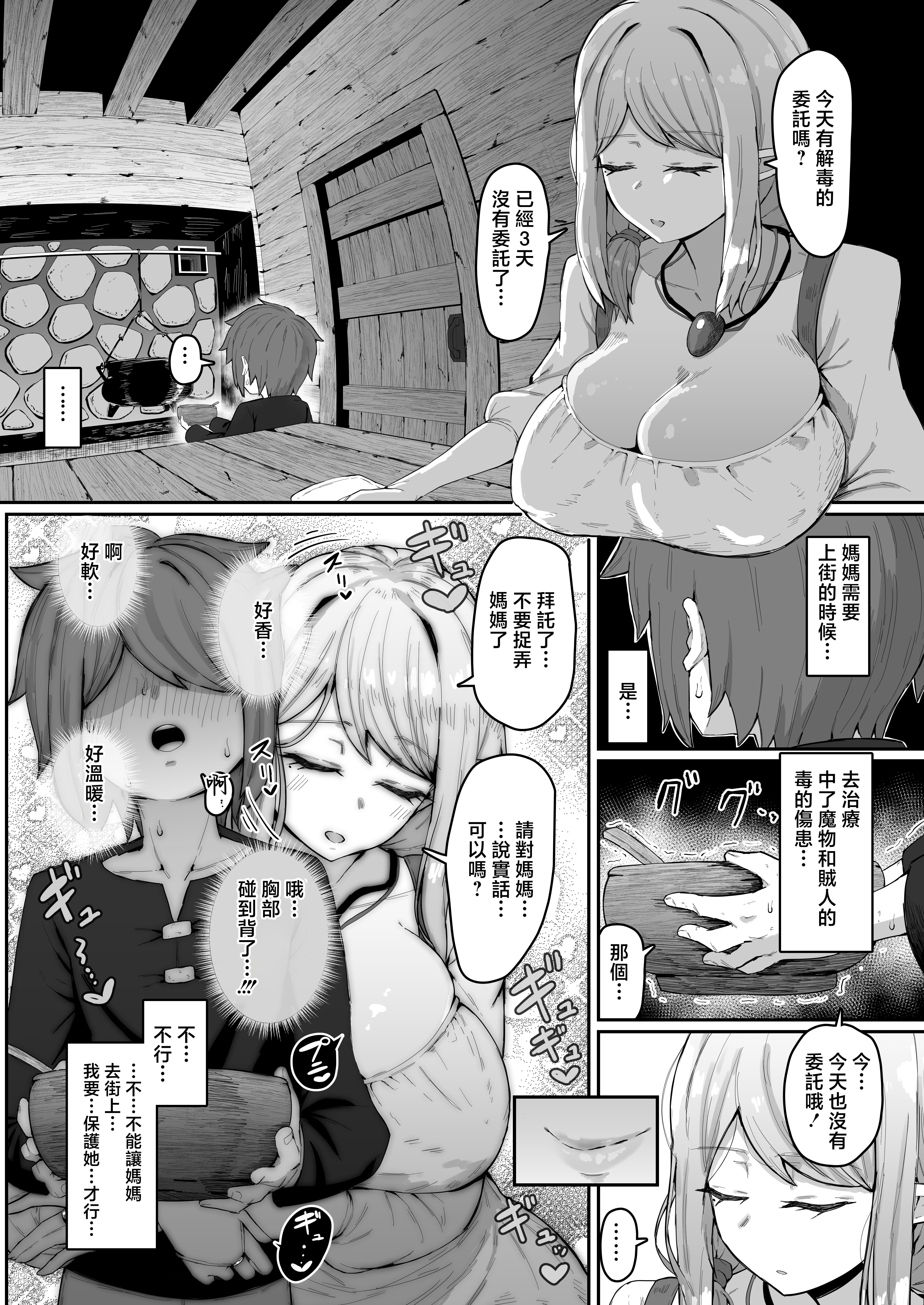 [ムルの本箱] エルフの母と孕むまで [中国翻訳]