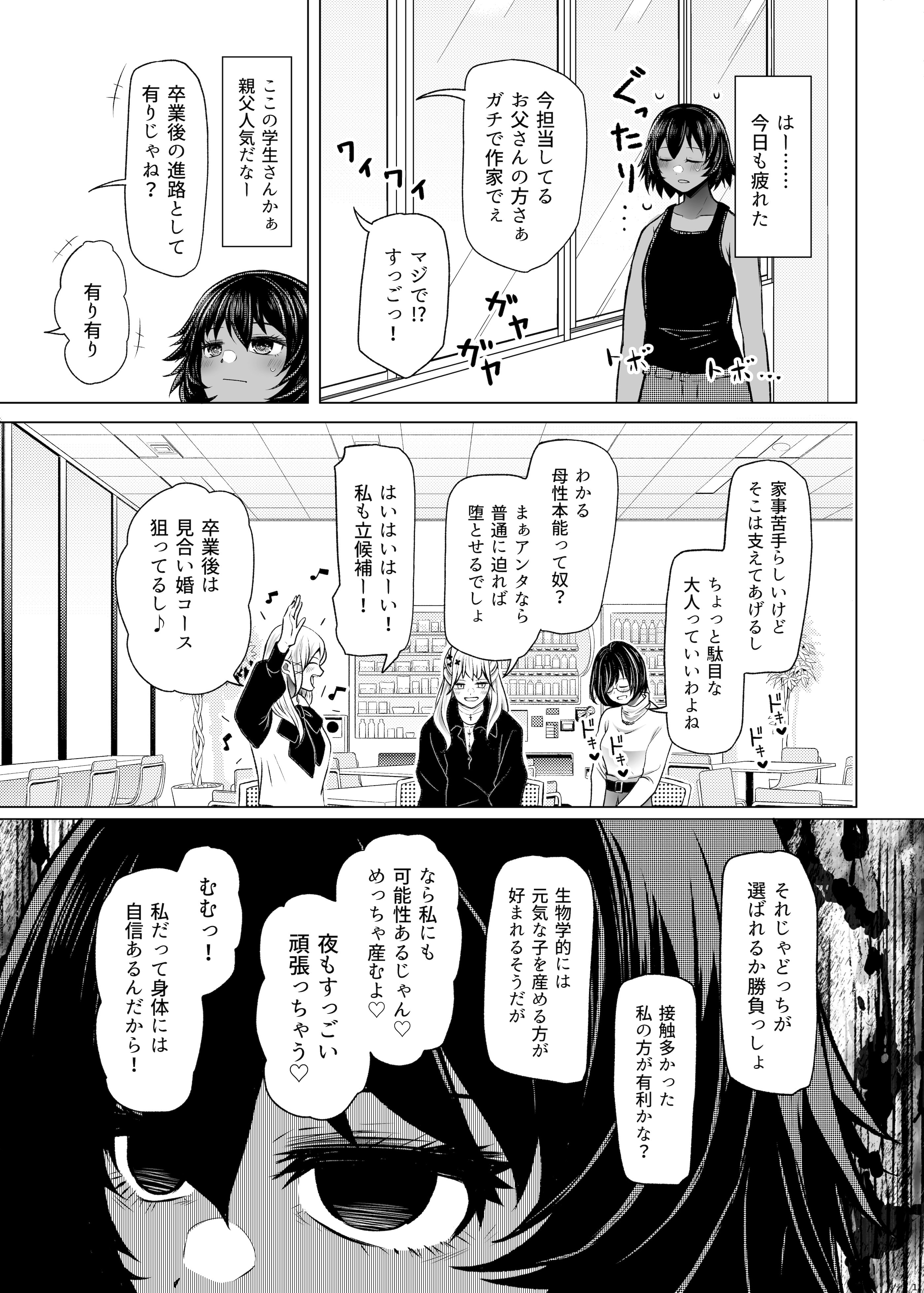 [ふらふらトキシン (荒野沖)] 遺伝性疾患のリスクが無いなら実父と子作りしてもいいよね 6