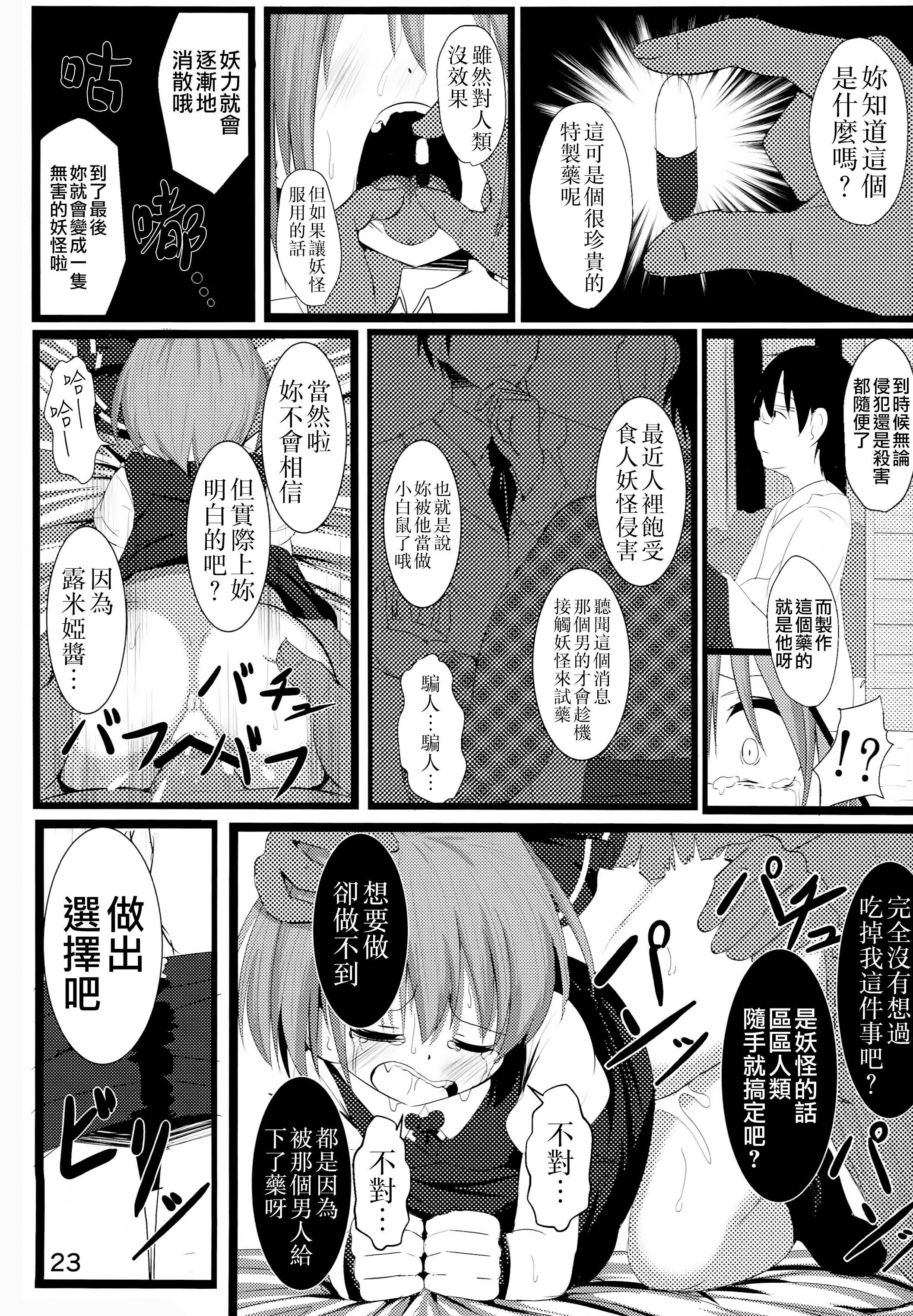 (秋季例大祭) [ロリメイト (にーさん)] 真っ暗闇な未来 (東方Project)｜黑暗的未來 [中国翻訳]