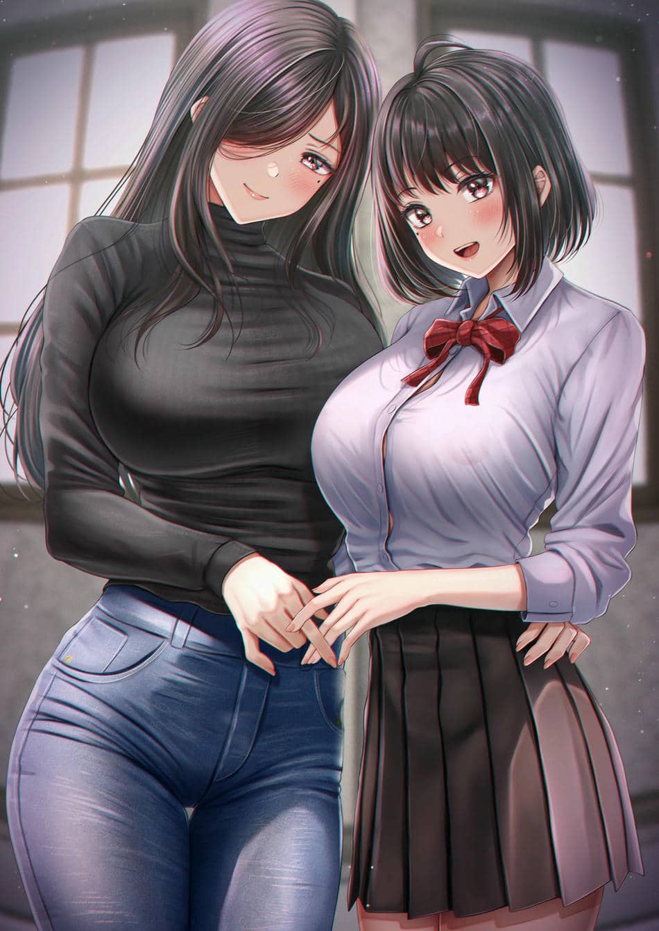 [&norino (norino)] その年の離れた黒髪姉妹とお〇こする話1-4整合版