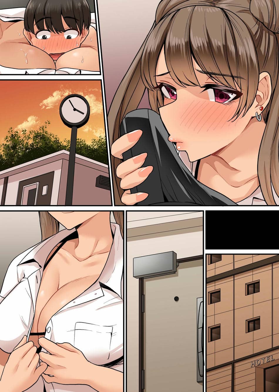 [NCP] 美ギャルトリオはショタチンポがだぁいすきっ!ビッチギャルたちがデカすぎるボクのチンポの生オナホになっちゃった!