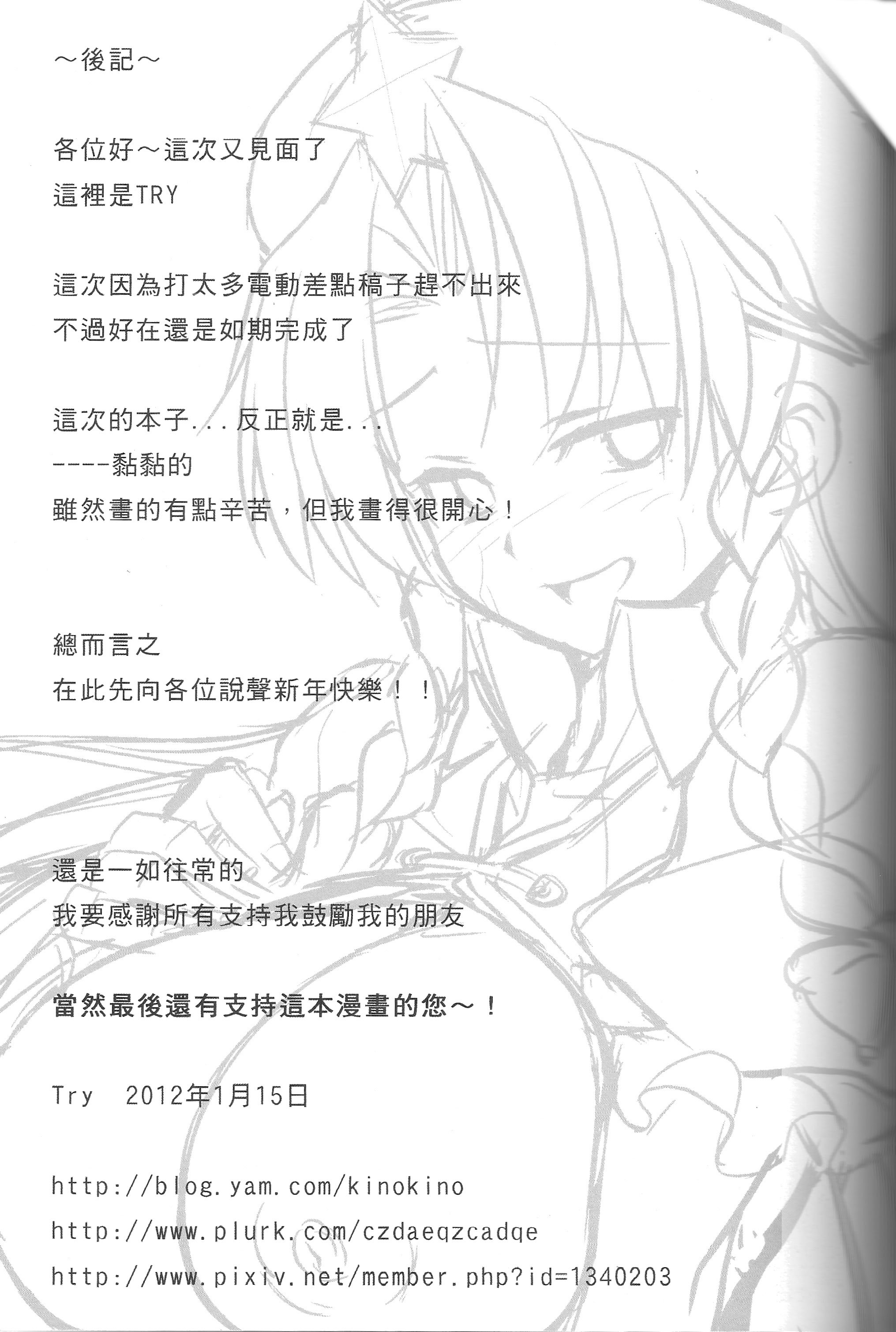 (FF19) [電萌 (Try)] 東方淫乳宴 其之貳 (東方Project) [中国語]