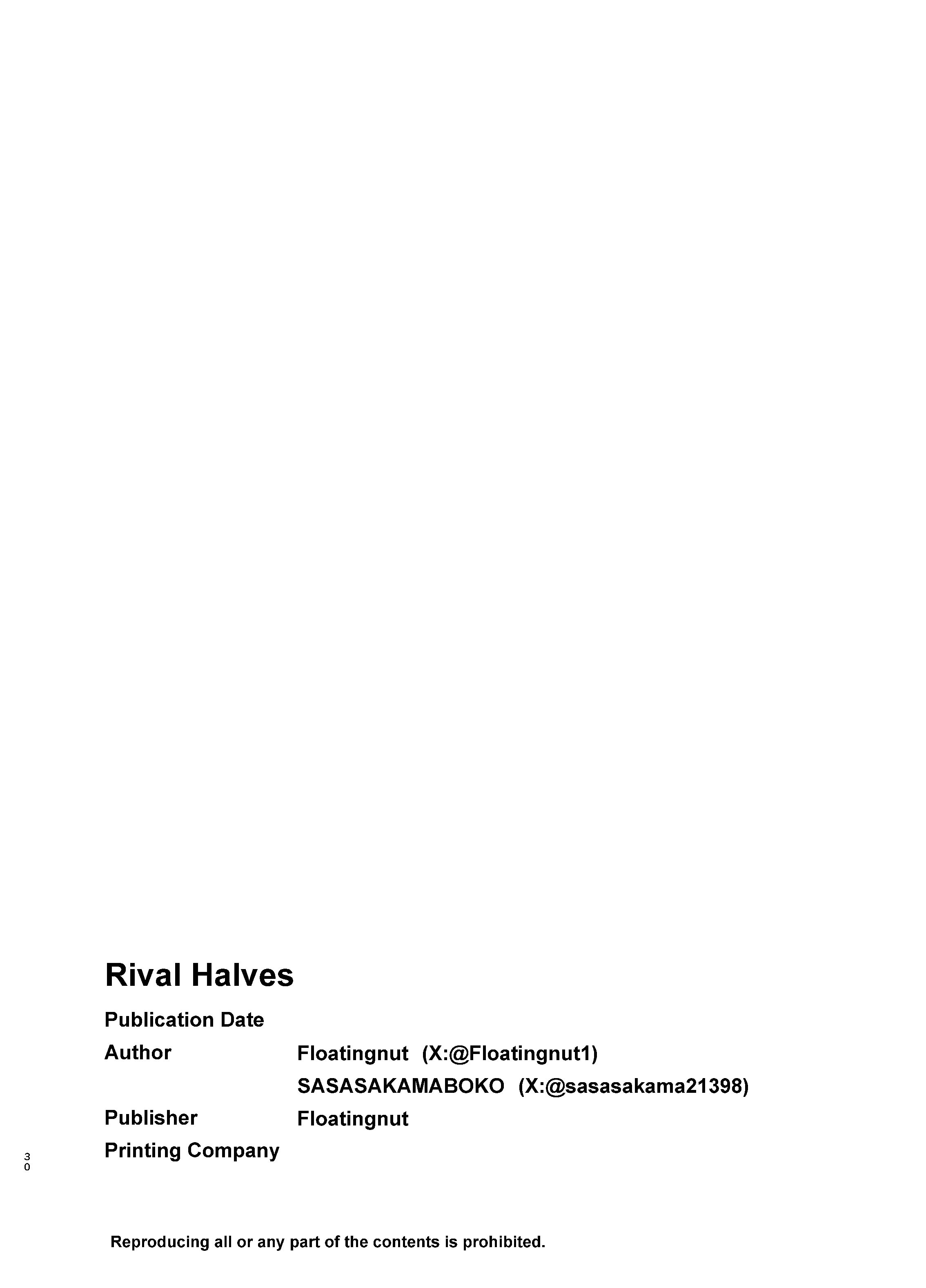 [FloatingPeanut] Rival Halves [不咕鸟汉化组]