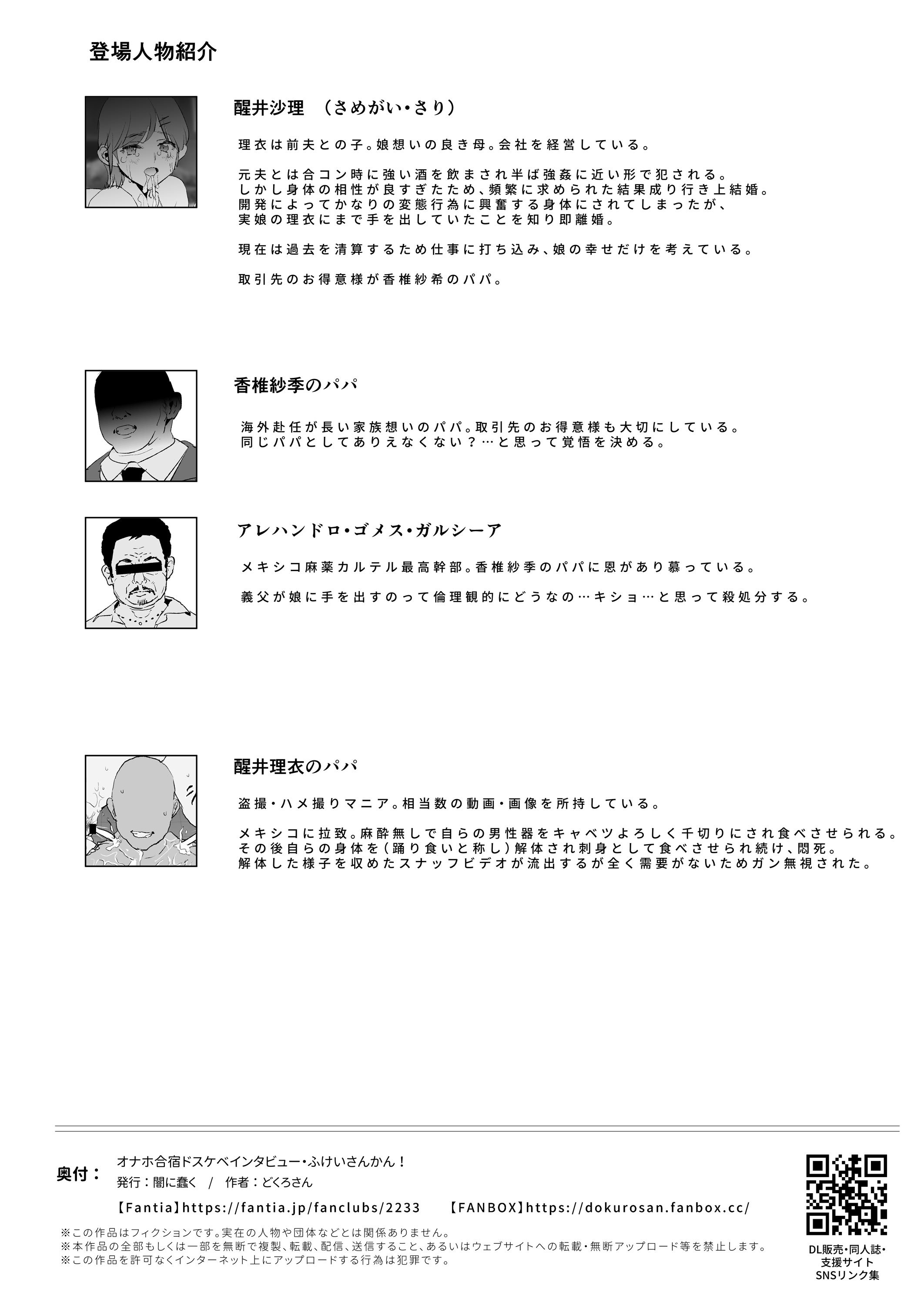 [闇に蠢く (どくろさん)] オナホ合宿ドスケベインタビュー・ふけいさんかん！