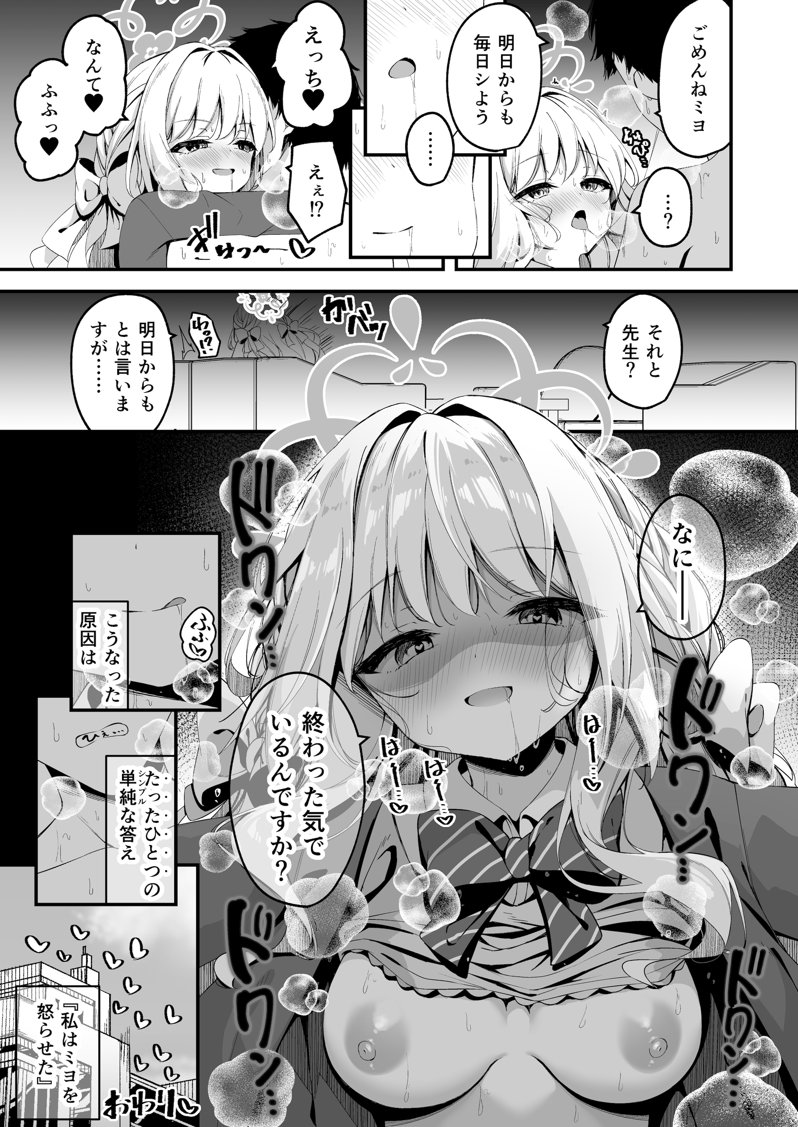 [円つくも] ミヨの小説相談が気持ち良すぎる話 (ブルーアーカイブ)