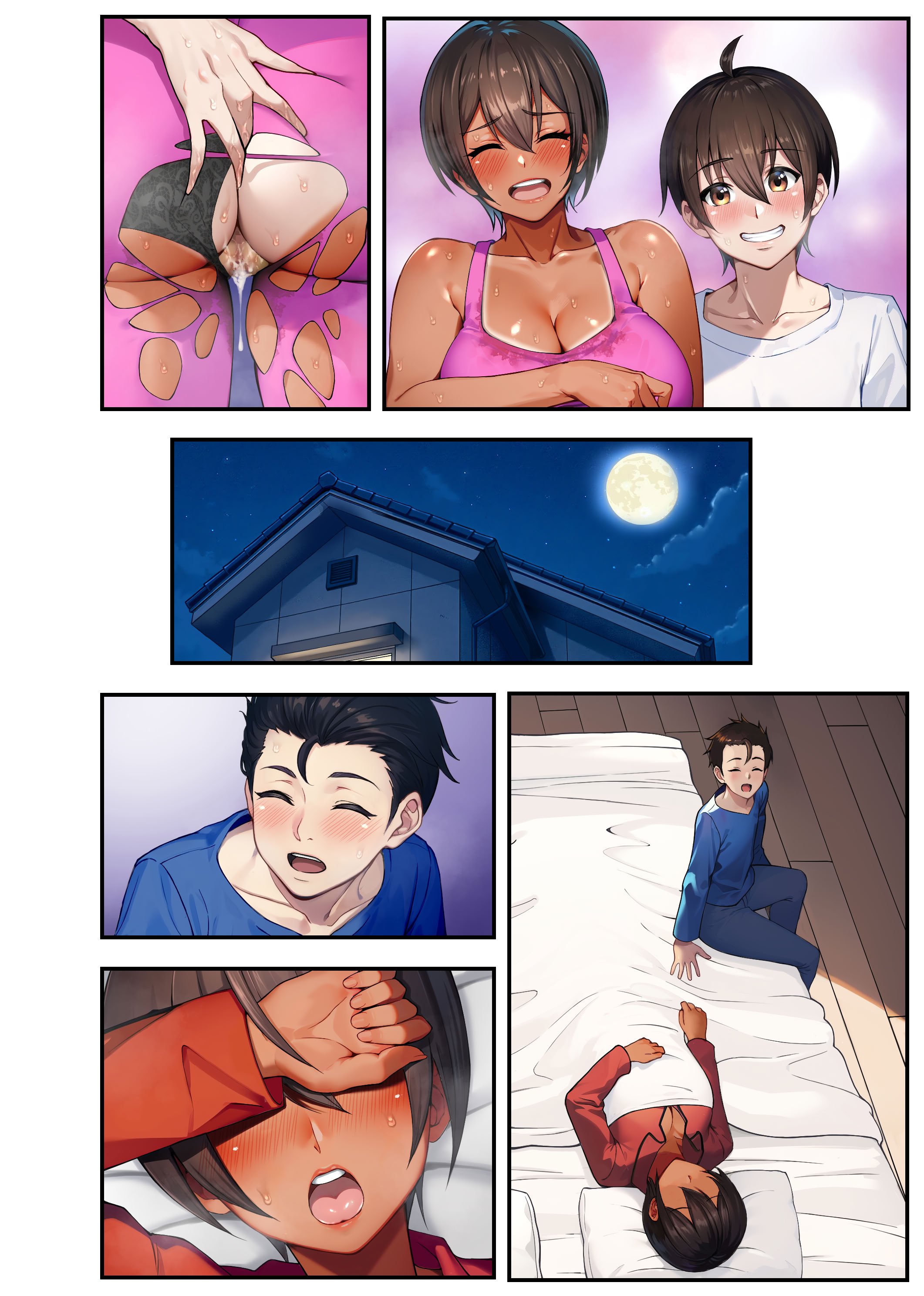 [領空侵犯 (かつよし)] 28日後に俺の母ちゃんが友達の専用オナホールになる話 2 前編