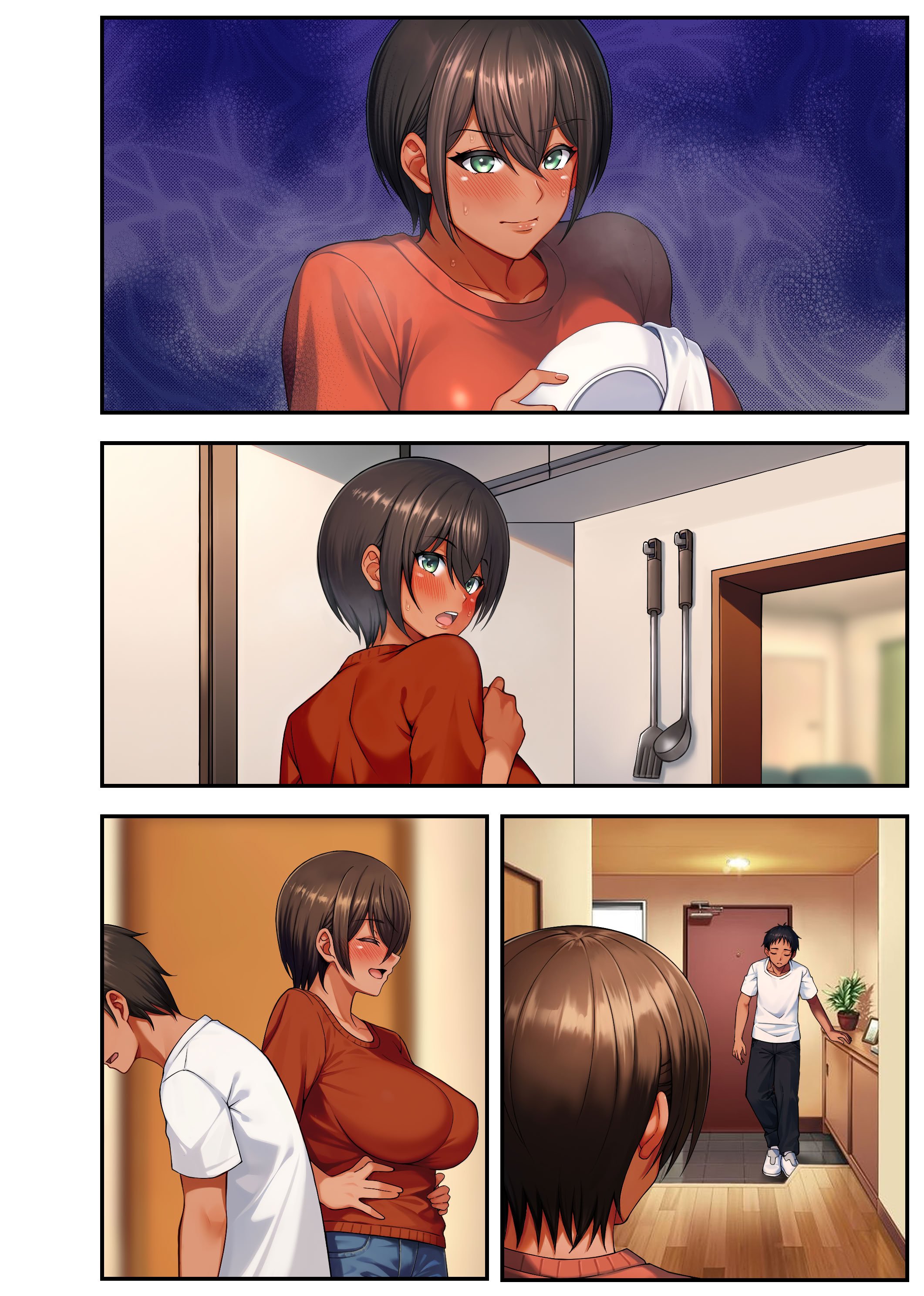 [領空侵犯 (かつよし)] 28日後に俺の母ちゃんが友達の専用オナホールになる話 2 前編