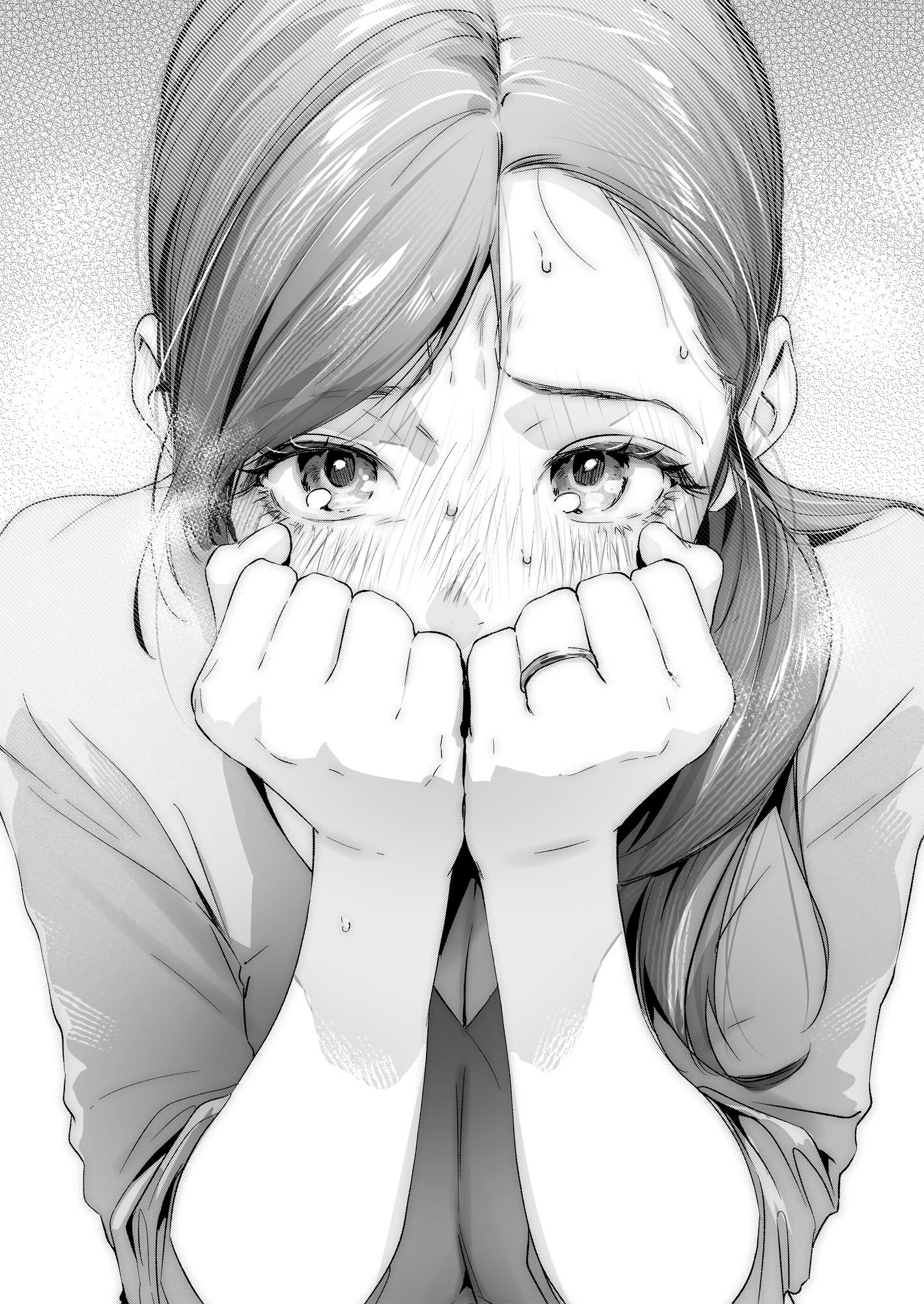 [いろどり牛乳4.5_ (東出イロドリ)] Trop 1 〜オナバレ人妻の産後処女をいただきます〜 [中国翻訳] [DL版]