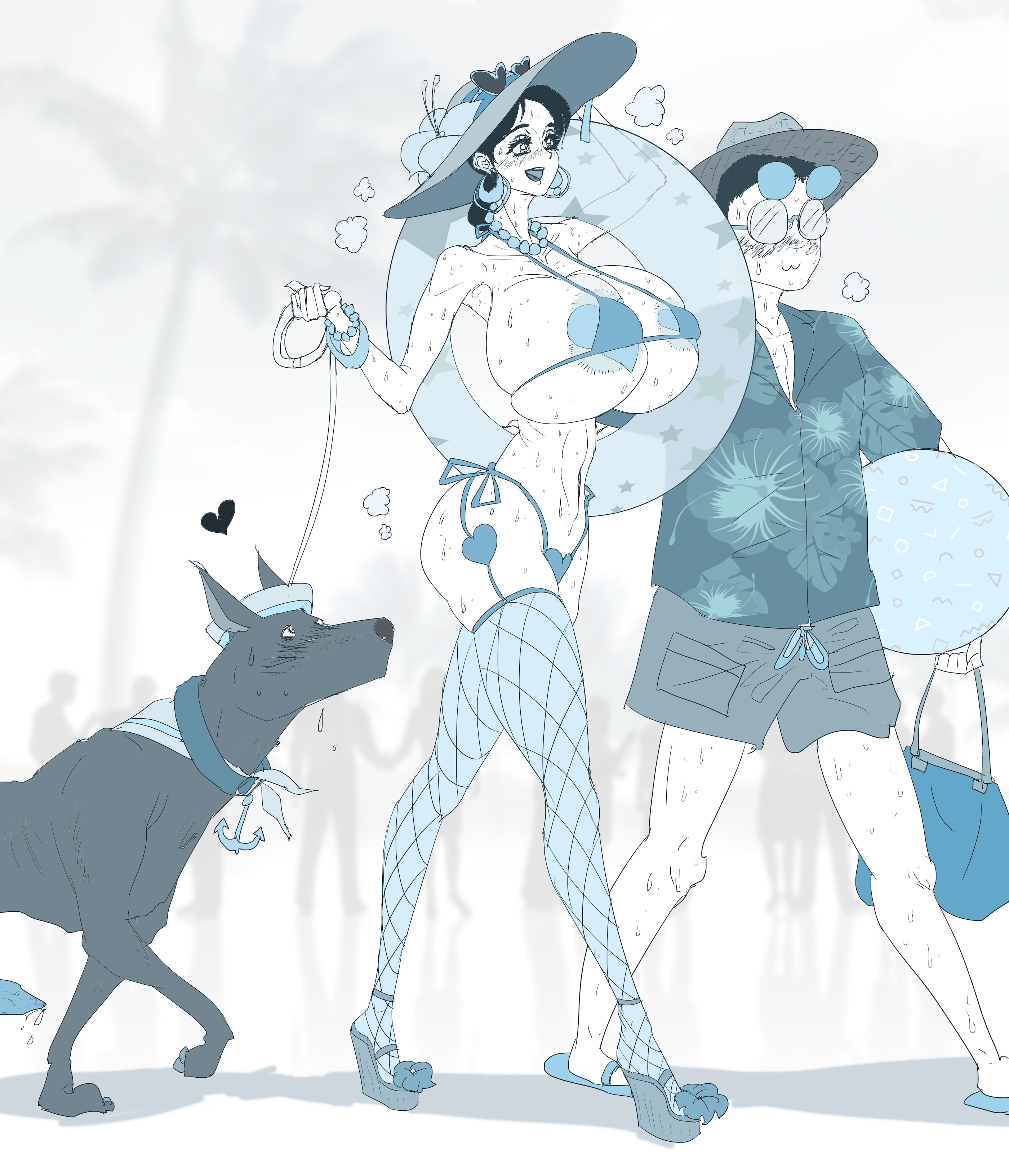 [ANTE90] 雌犬 female dog NTR (Summer EP.1-17) [中国翻訳] [wxh个人漢化]