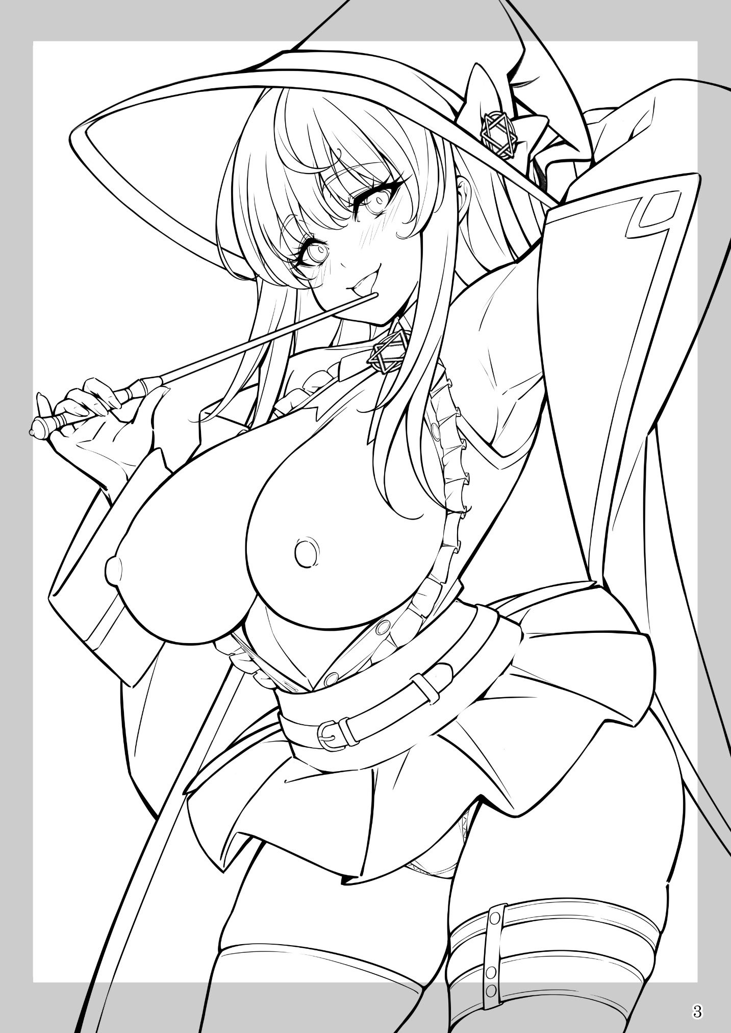 [睦月堂 (もっさり優)] 強気な新人魔法使いのえっちな冒険