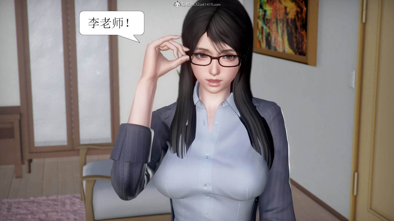 [3D]被学生威胁的丝袜老师李若雪