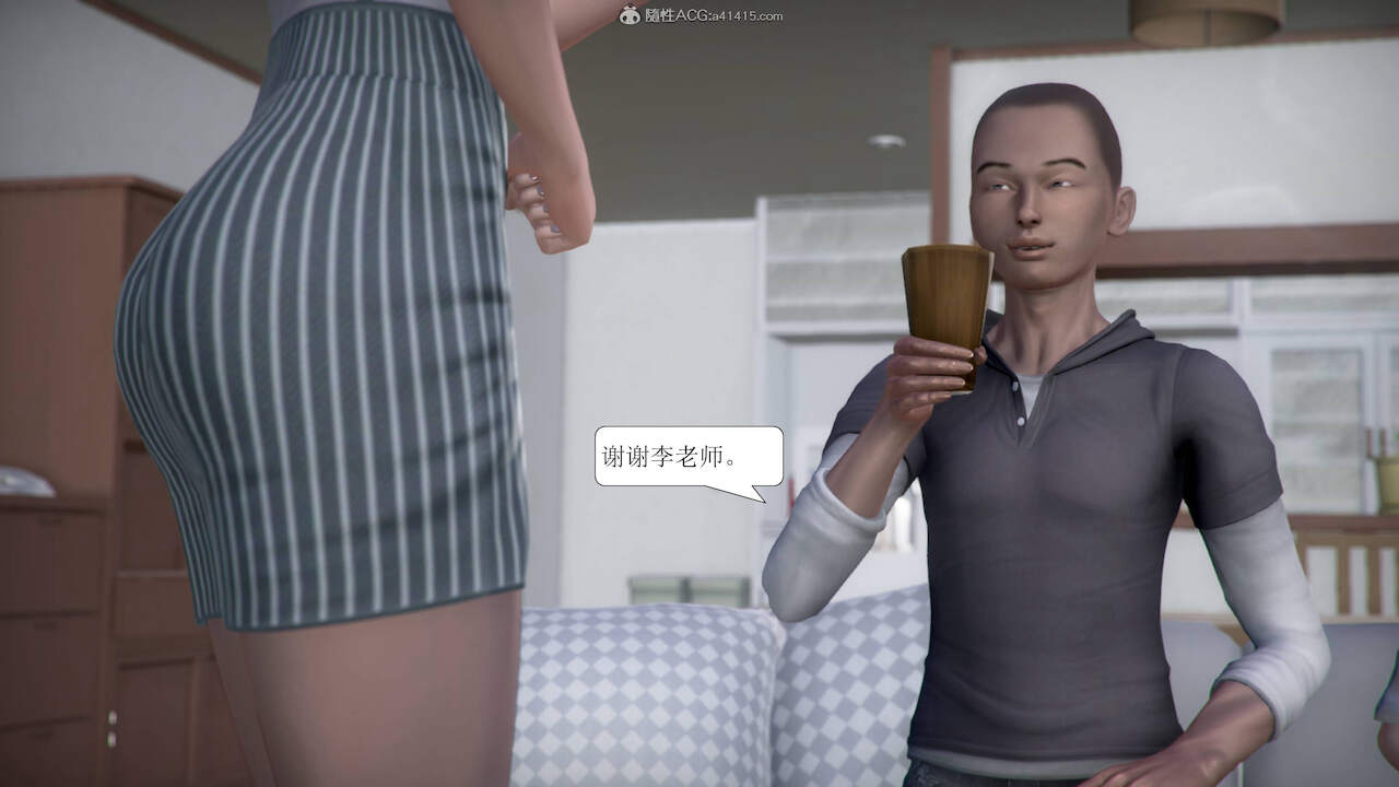 [3D]被学生威胁的丝袜老师李若雪