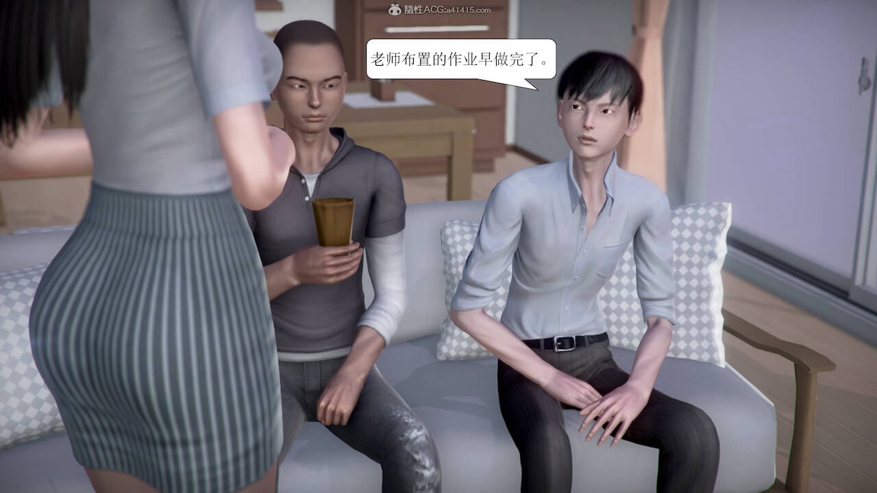 [3D]被学生威胁的丝袜老师李若雪