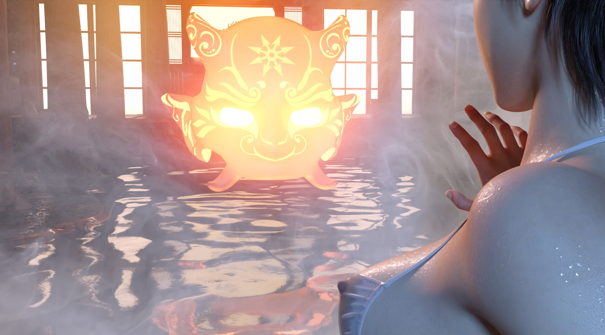 [Icarus Illustrations]溫泉浴場(Onsen)