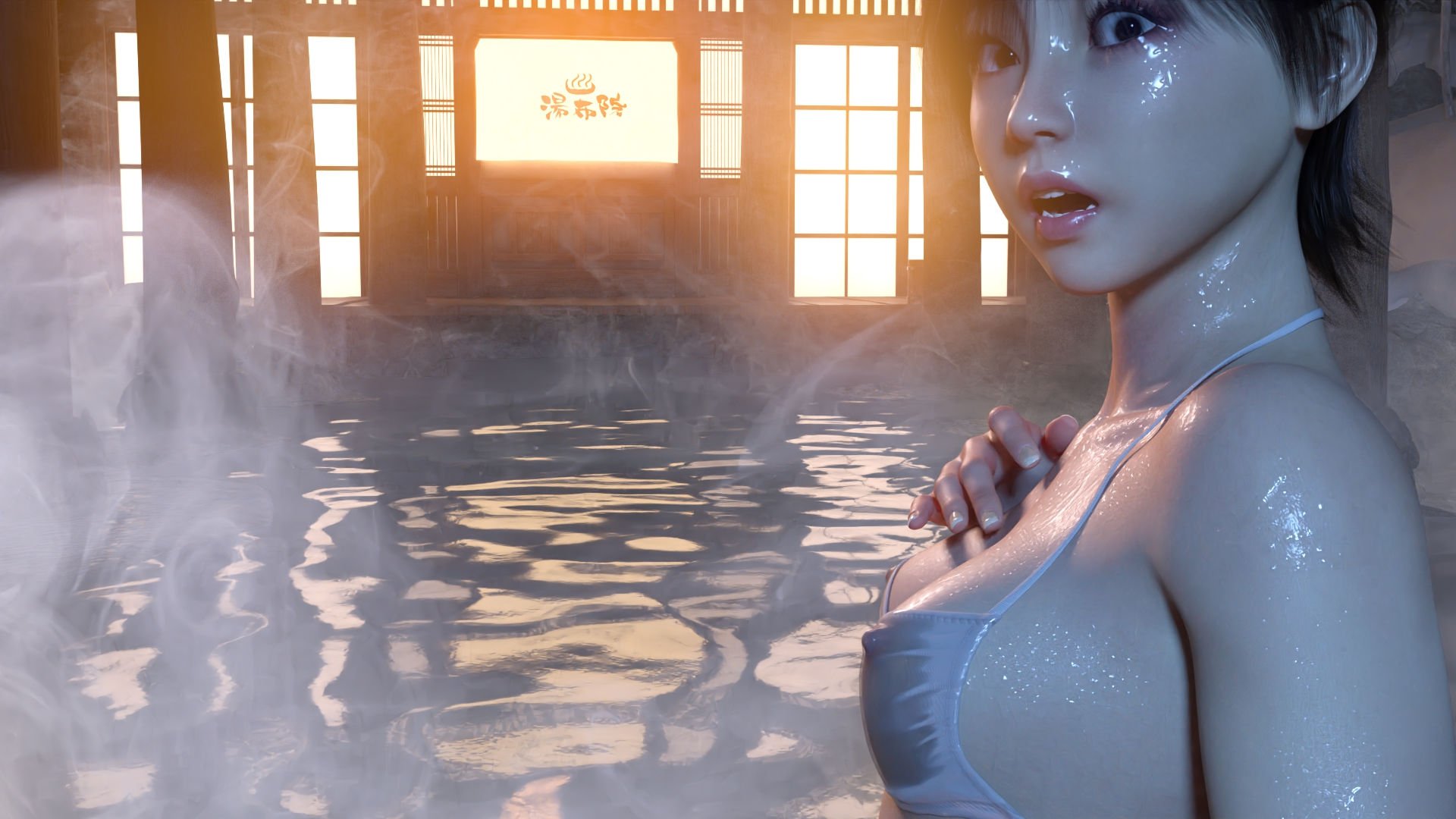 [Icarus Illustrations]溫泉浴場(Onsen)