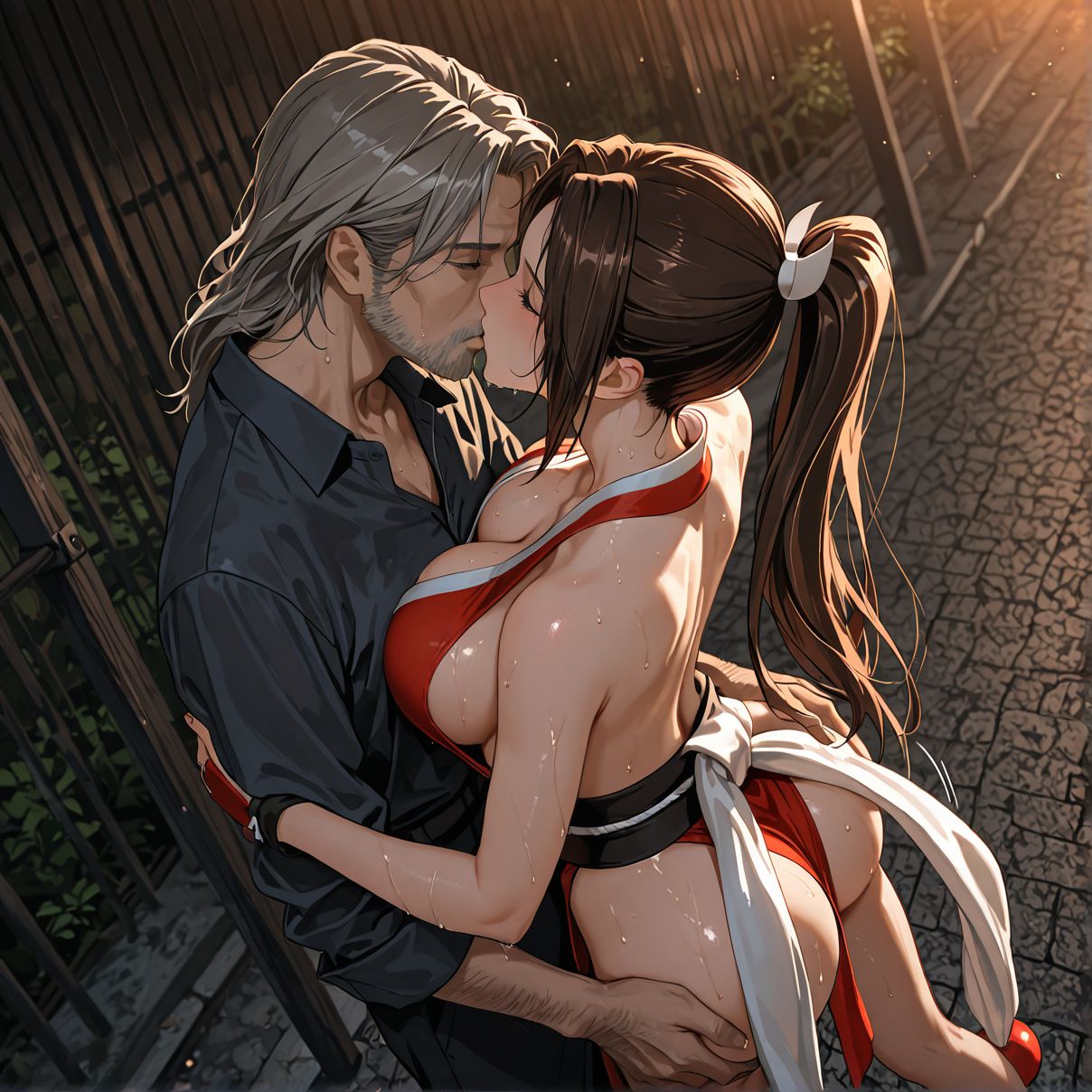 Patreon [KALA AI NSFW] - shiranui mai pt3   Ai generated
