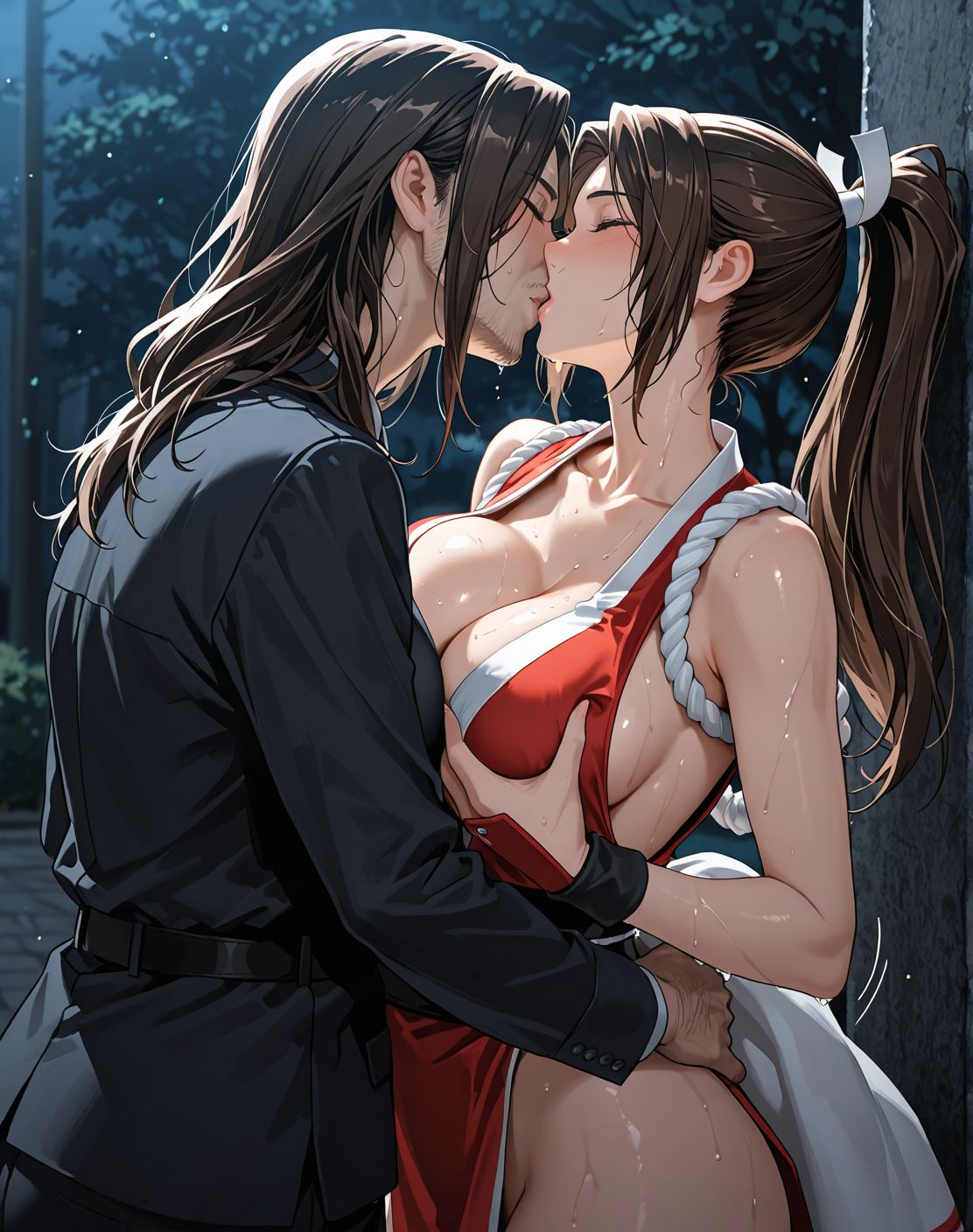 Patreon [KALA AI NSFW] - shiranui mai pt3   Ai generated