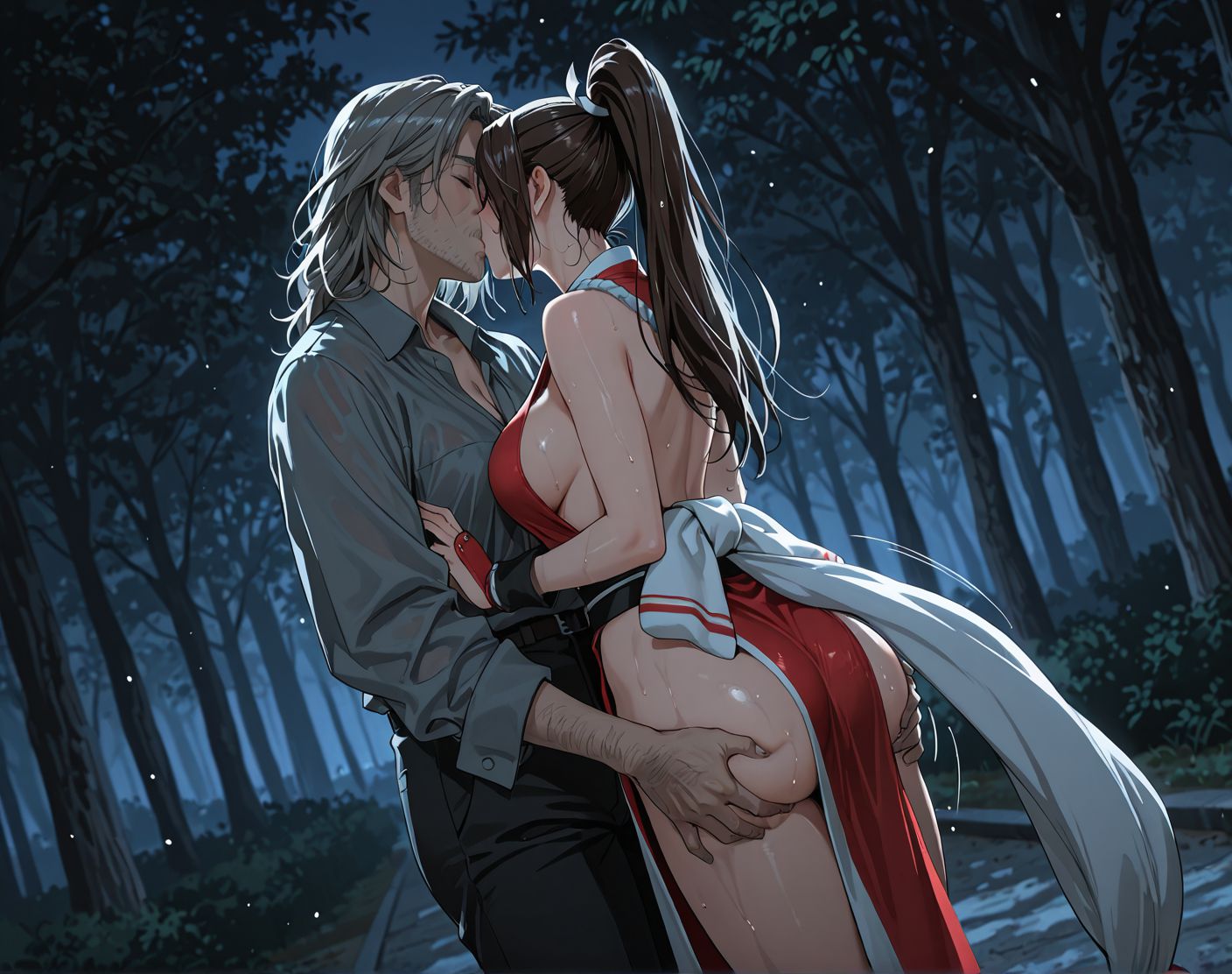 Patreon [KALA AI NSFW] - shiranui mai pt3   Ai generated