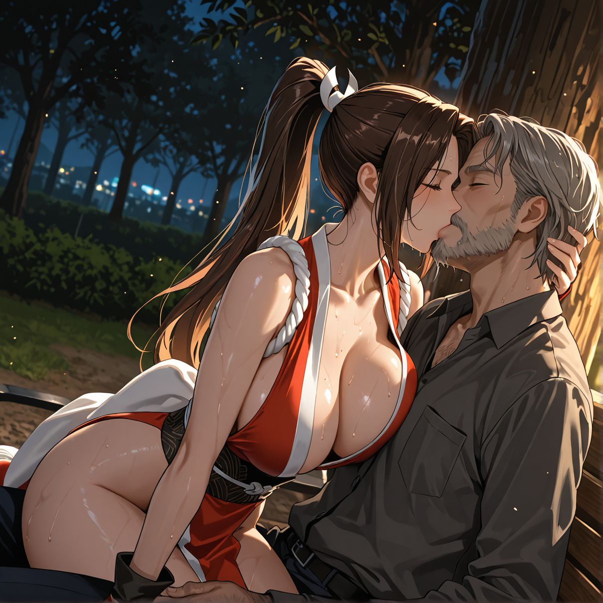 Patreon [KALA AI NSFW] - shiranui mai pt3   Ai generated