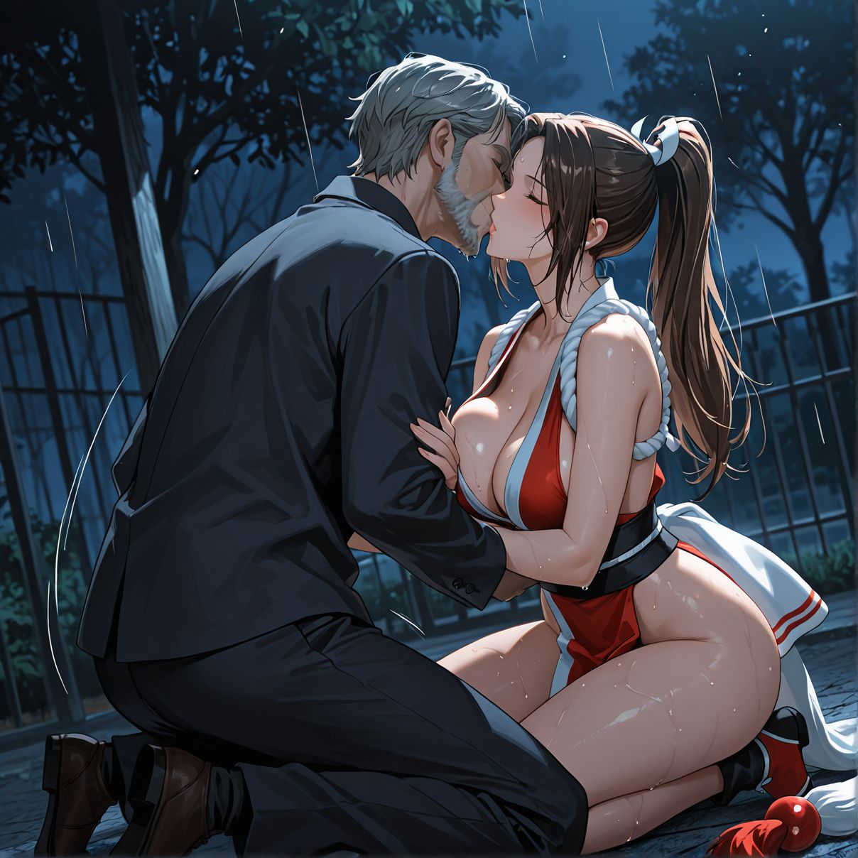 Patreon [KALA AI NSFW] - shiranui mai pt3   Ai generated