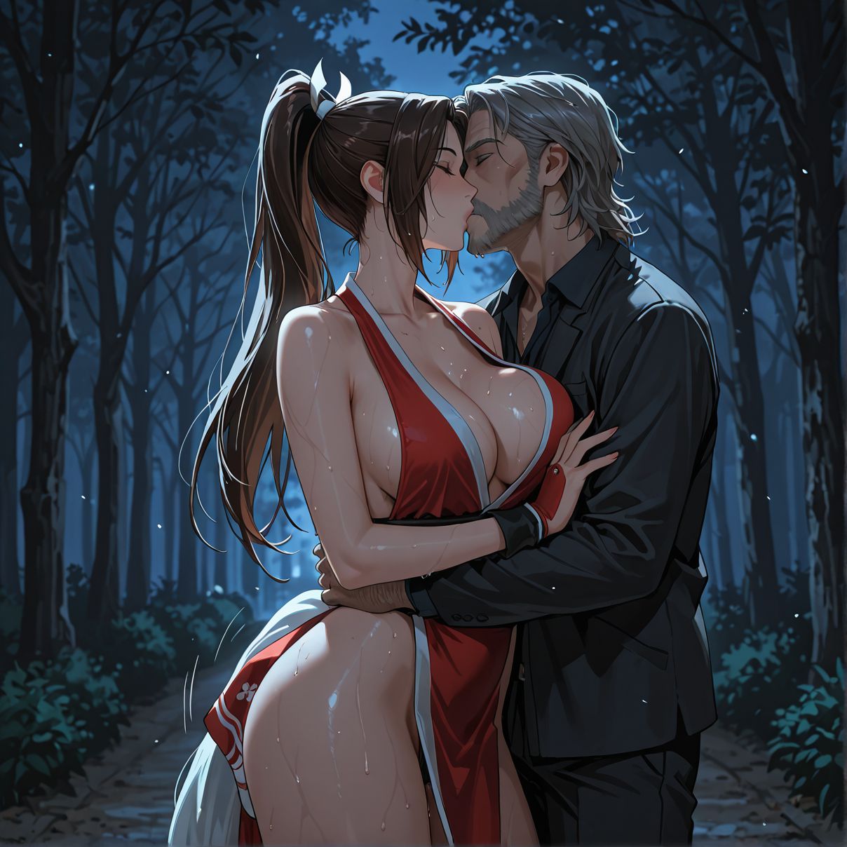 Patreon [KALA AI NSFW] - shiranui mai pt3   Ai generated