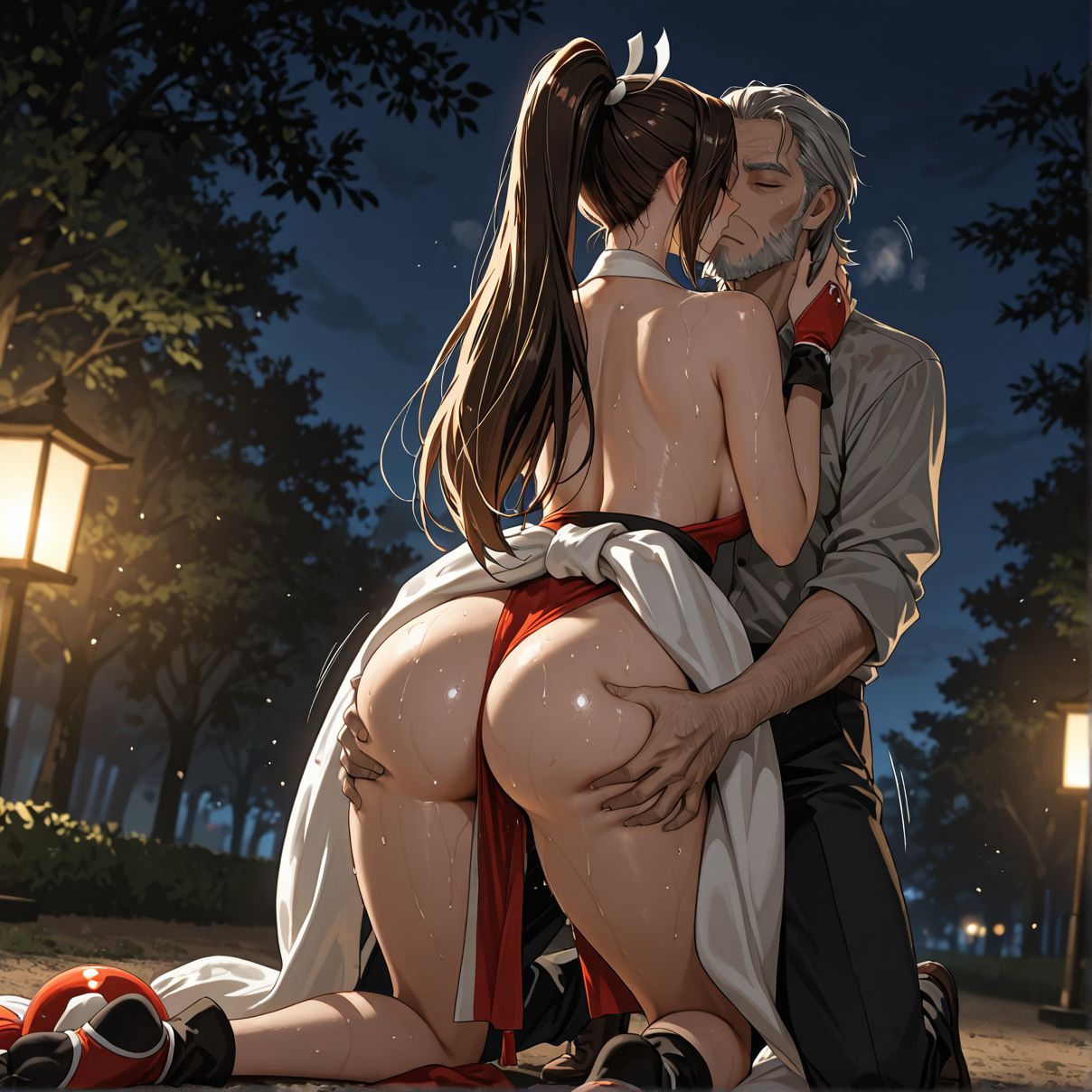 Patreon [KALA AI NSFW] - shiranui mai pt3   Ai generated