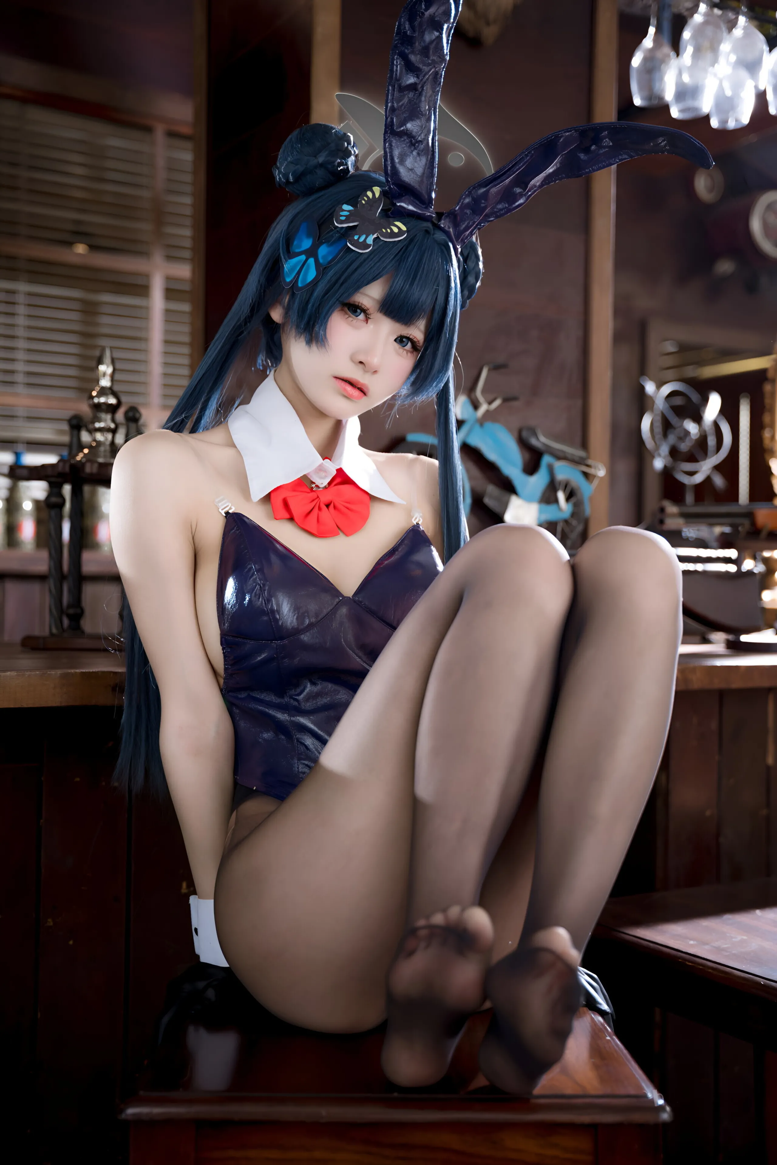 九柒喵 - 蔚蓝档案 龙华妃咲 兔女郎